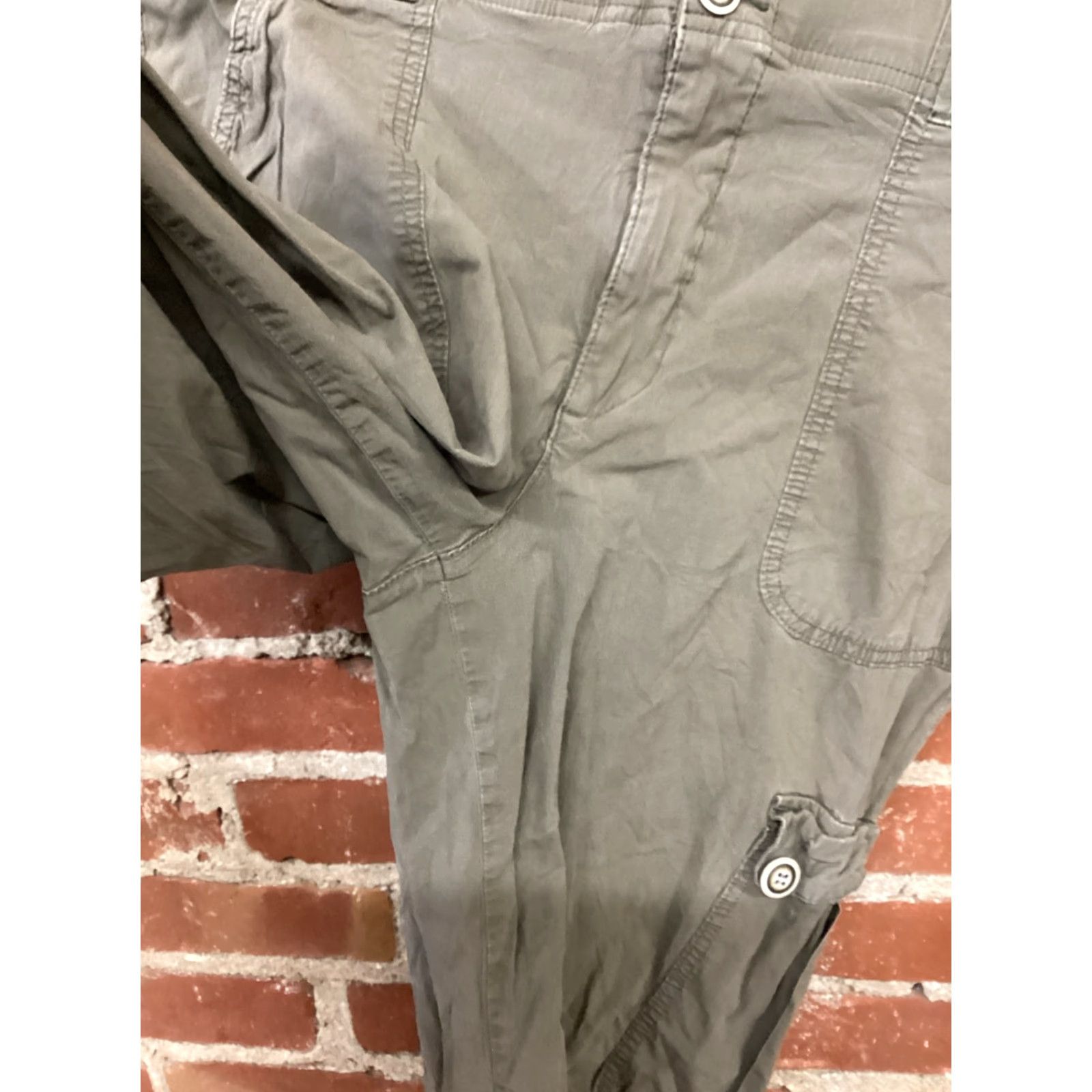 Vintage Democracy Cargo Pants Womens 16 Green Ab Technology Cargo Pants Womens 16 Green Ab Technology Size 38" / US 16 / IT 52 - 2 Thumbnail