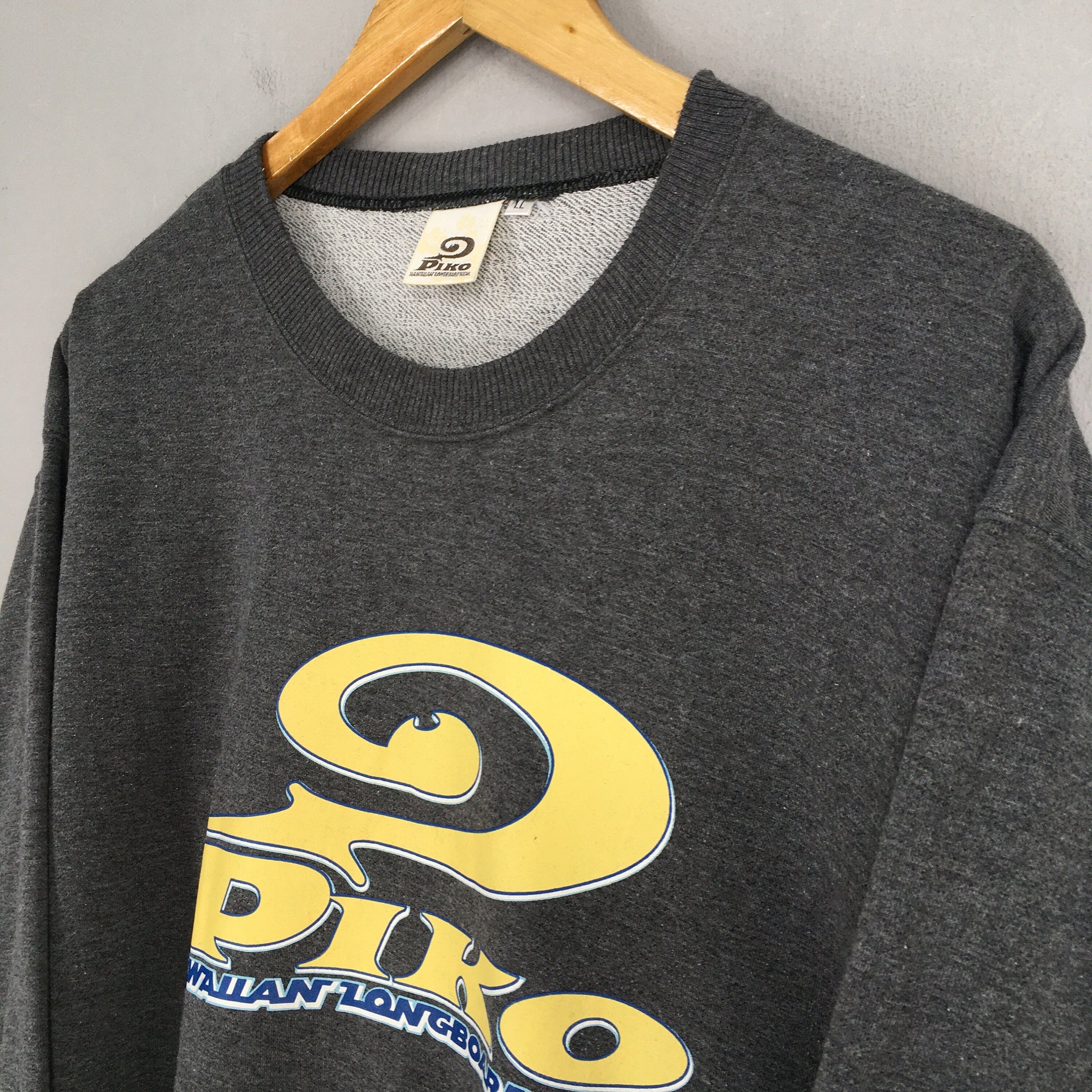 Other Vintage Piko Surf Gray Sweatshirt Medium Size US M / EU 48-50 / 2 - 3 Thumbnail