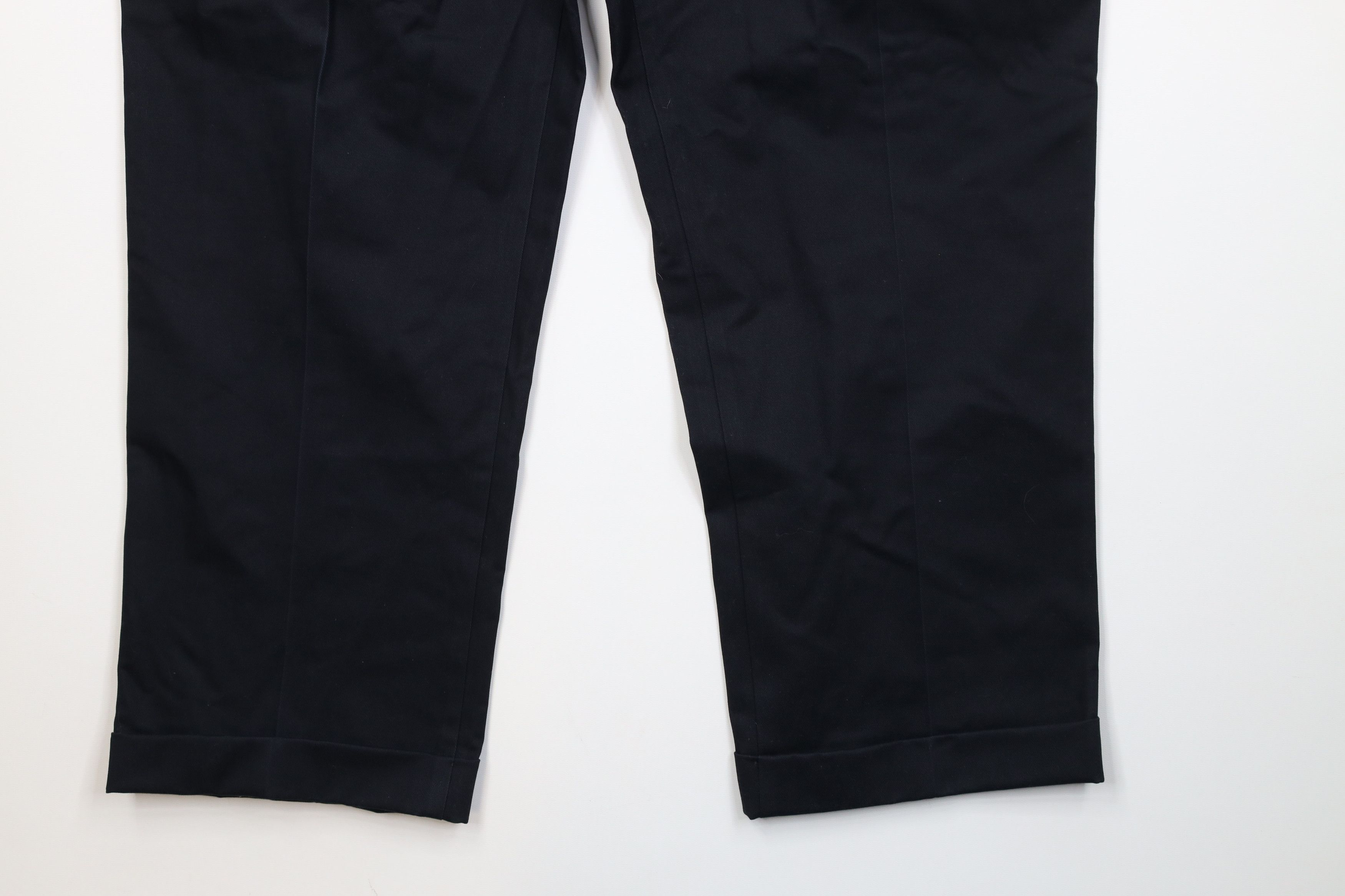 Lands' End Vintage Lands End Cotton Wide Leg Chino Pants Blue Size US 38 / EU 54 - 5 Thumbnail