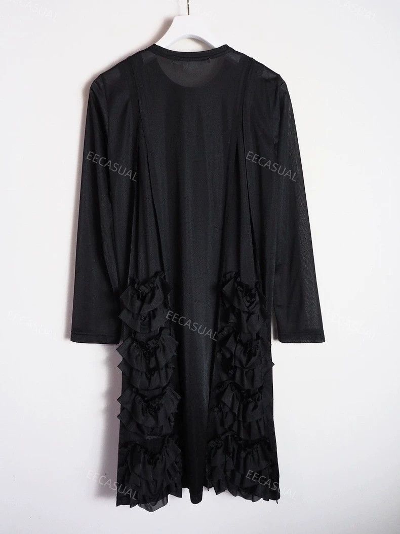Comme des Garcons Comme Des Garcons Layered ruffled pleated long-sleeved dre Size S / US 4 / IT 40 - 2 Thumbnail