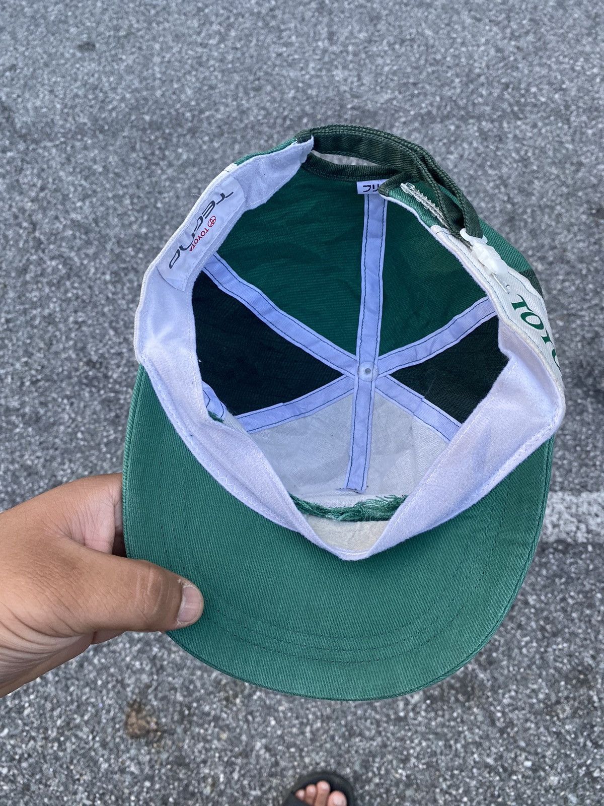 NASCAR × Vintage Vintage Toyota Tecno Toyopet Pinwill Adjustable Hat Size ONE SIZE - 5 Thumbnail