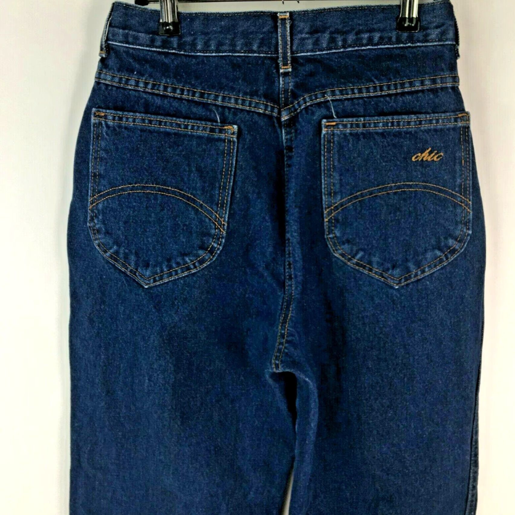 Vintage CHIC High Rise Mom Jeans Womens Blue Size 8 26x31 Denim USA Size 30" / US 8 / IT 44 - 4 Thumbnail