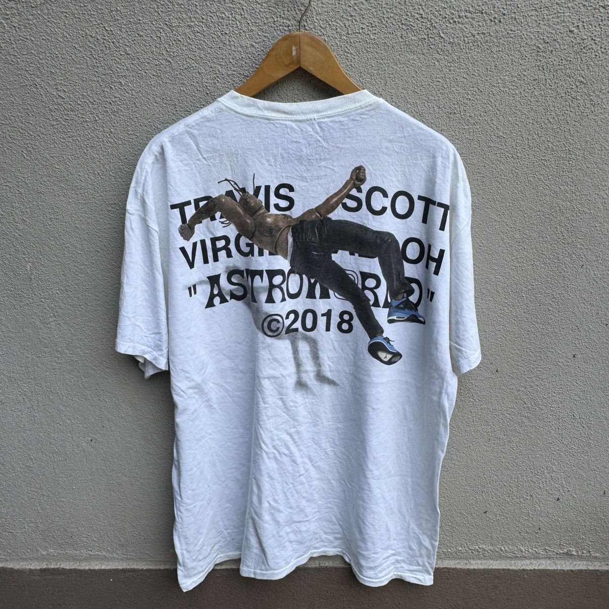 Travis Scott × Virgil Abloh ASTROWORLD 2018 Travis Scott x Virgil Abloh rap tee hip hop Size US XL / EU 56 / 4 - 1 Thumbnail
