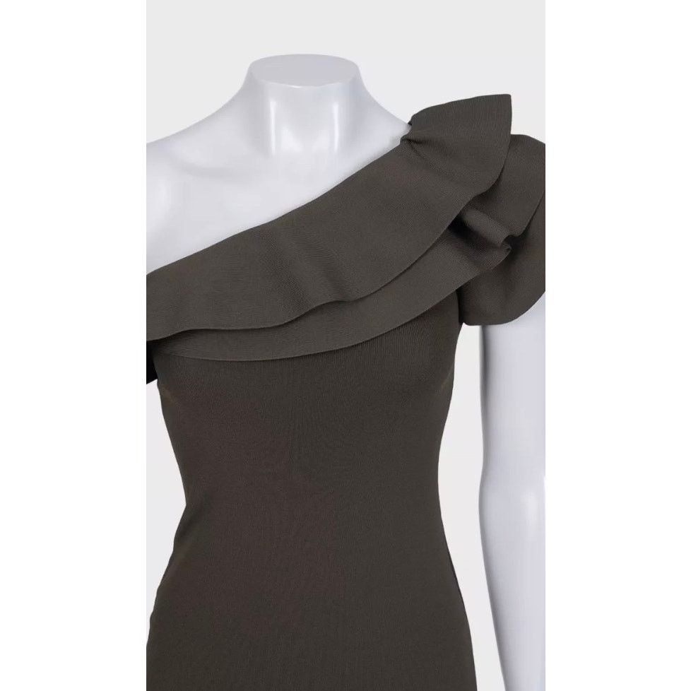 Valentino Valentino Green Elegant Ruffle Accent Dress Sz.S Size S / US 4 / IT 40 - 4 Thumbnail