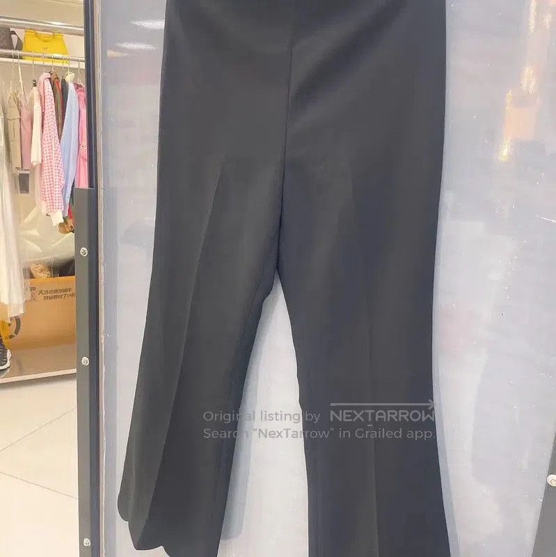 Miu Miu Miu Miu Black Casual Cotton Pants . Size 23" - 3 Thumbnail