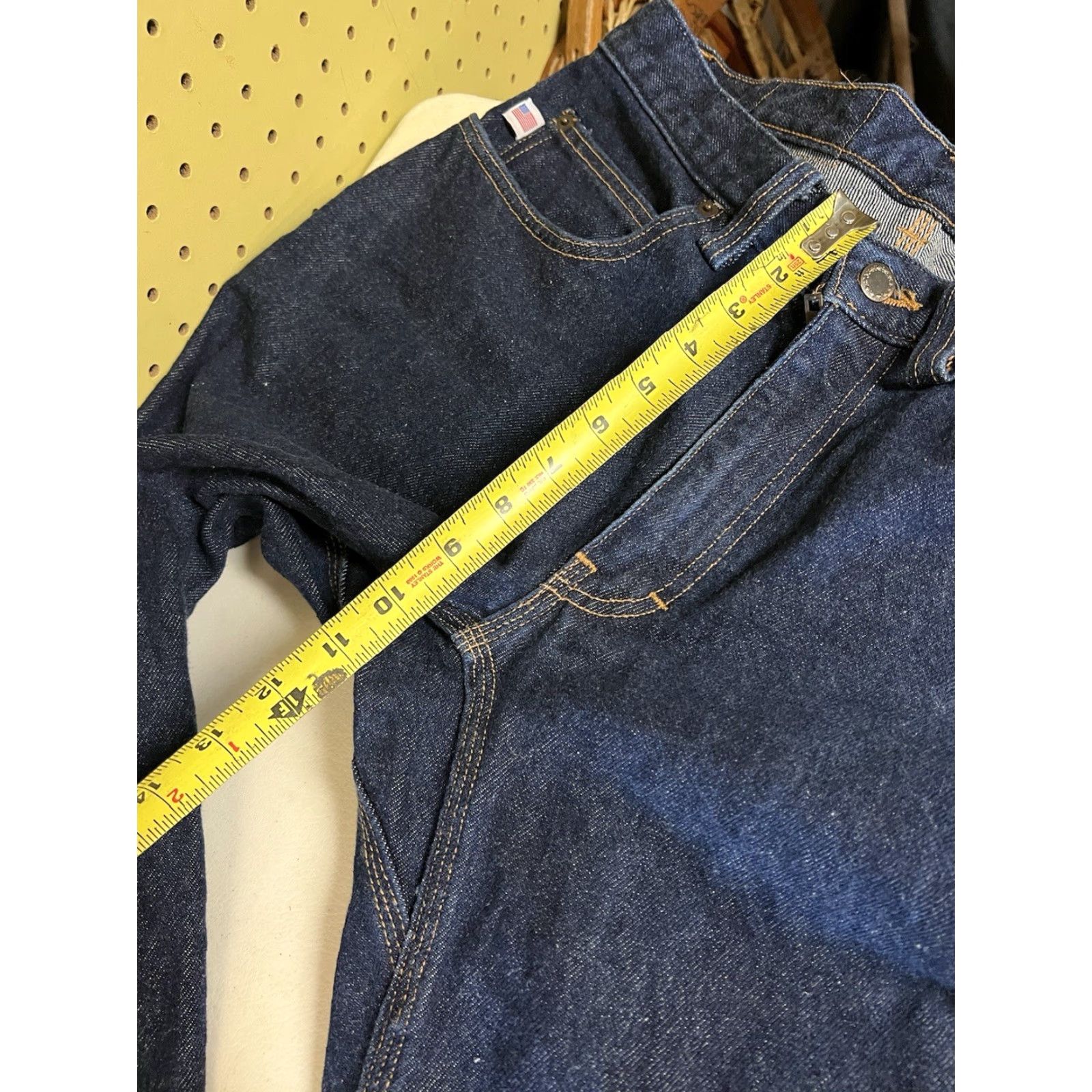 Denime Duluth Jeans Mens 32x30 Blue Denim Work Wear Triple Stitched USA Made Regular Fit 5-Pocket Denim Jeans Size US 32 / EU 48 - 6 Thumbnail