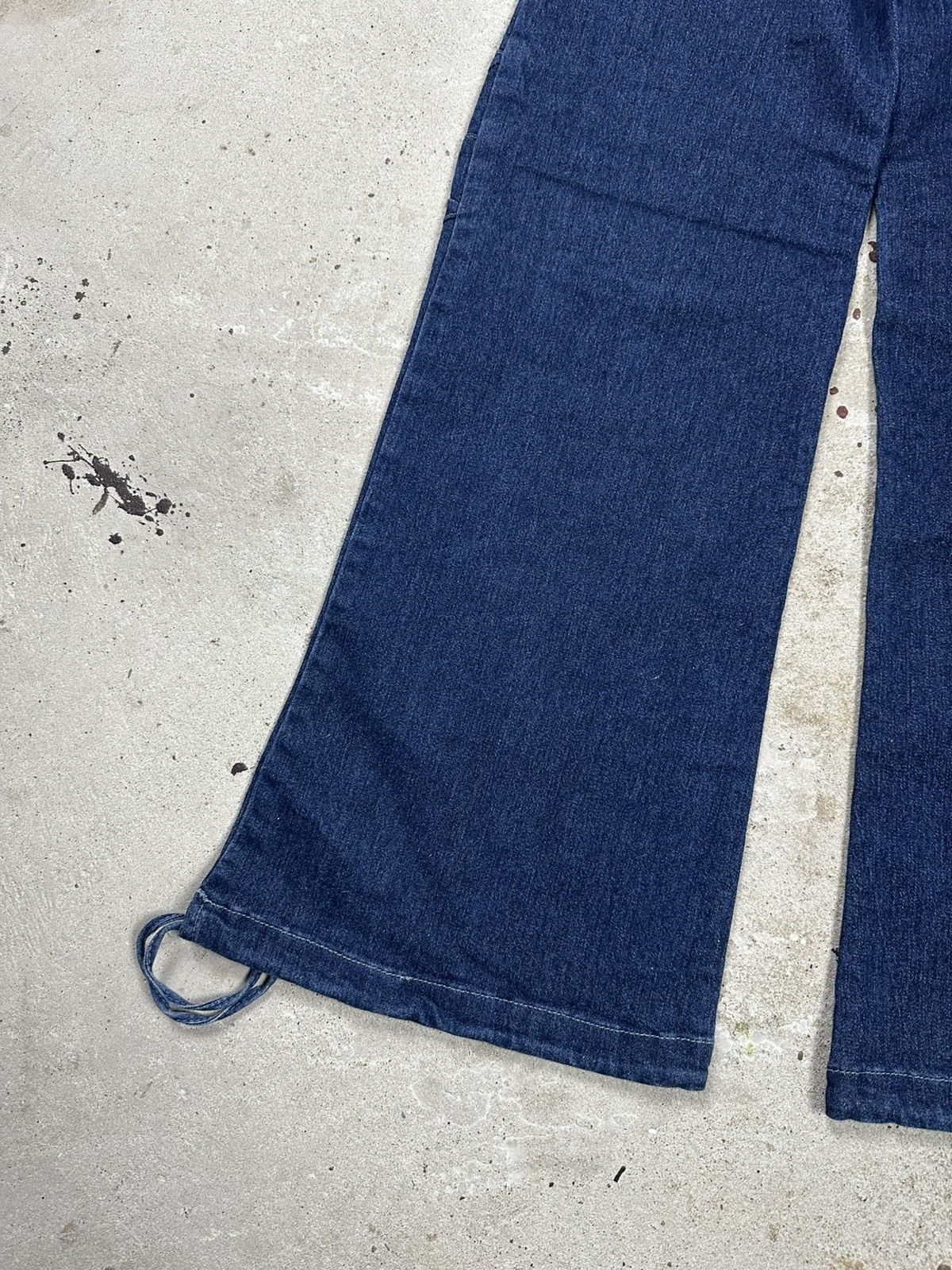 If Six Was Nine Vintage Y2K FLARE Cargo Japanese Style Denim Pants Jeans Size US 27 - 11 Thumbnail