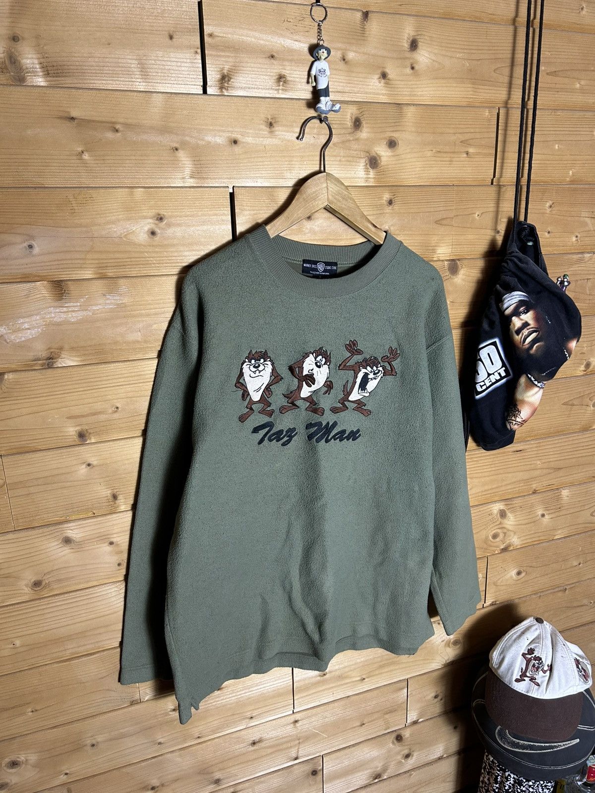 Warner Bros Vintage 1995 Warner Bros Taz sweater Size US S / EU 44-46 / 1 - 2 Thumbnail