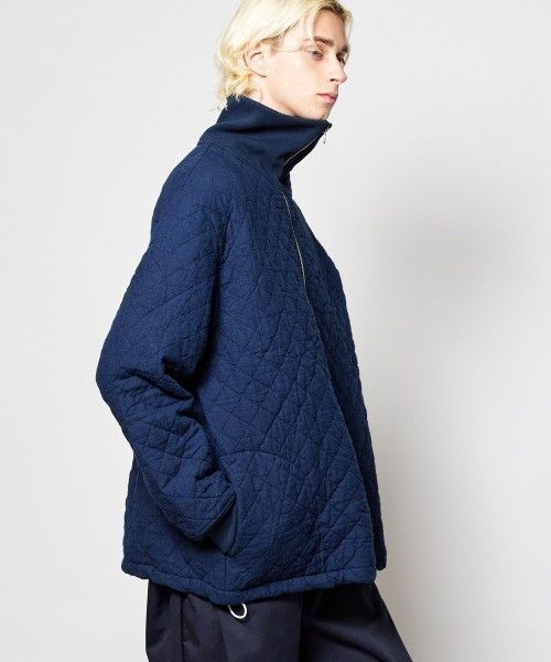 Japanese Brand Rehacer- Hand-Dyed Indigo Quilted Jacket Size US L / EU 52-54 / 3 - 1 Thumbnail