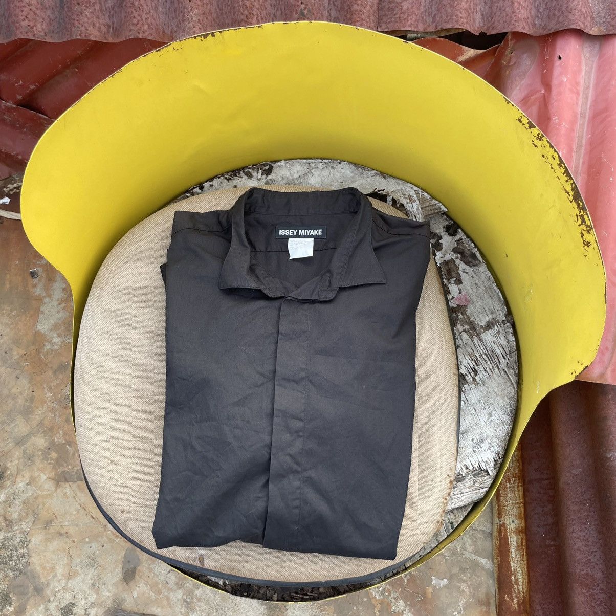Issey Miyake Issey Miyake Black Long Sleeve Shirt Made in Japan Size US L / EU 52-54 / 3 - 1 Thumbnail