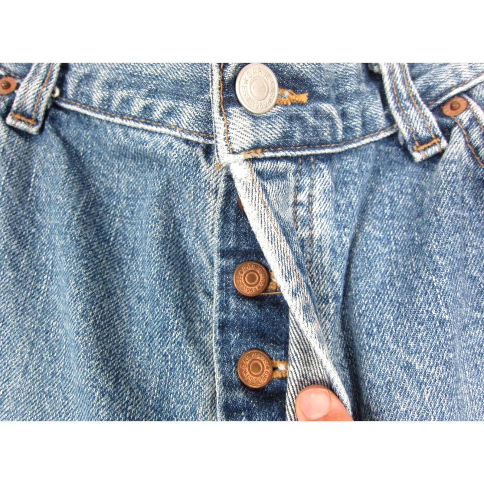 Gap VINTAGE GAP Jeans Womens 14R Blue Bootcut Y2K Wide Leg Denim Light Wash 90s Womens Jeans Gap 1969 Bootcut Regular Womens Jeans Blue 14R Size 36" / US 14 / IT 50 - 5 Thumbnail