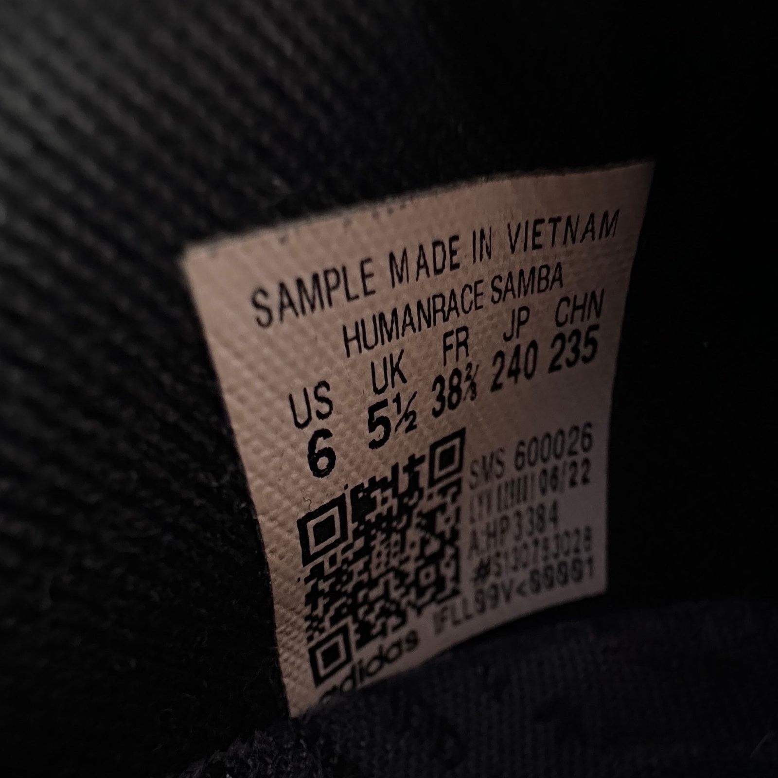 Adidas × Pharrell Sample Humanrace Navy Samba Size US 7.5 / IT 37.5 - 10 Thumbnail