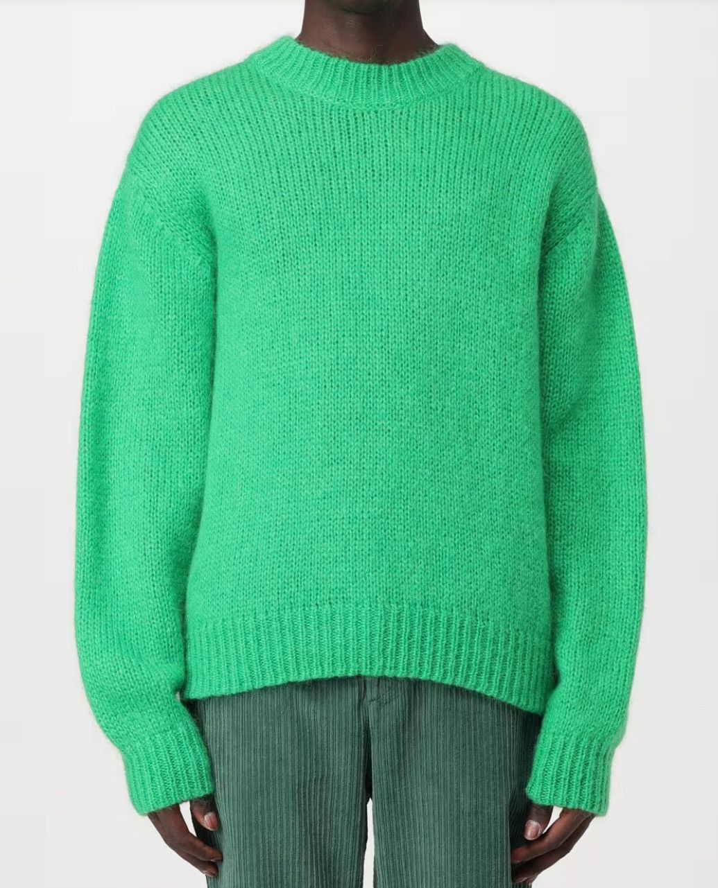 image of Green Represent Clo. Mohair Sweater, Men's (Size Large)