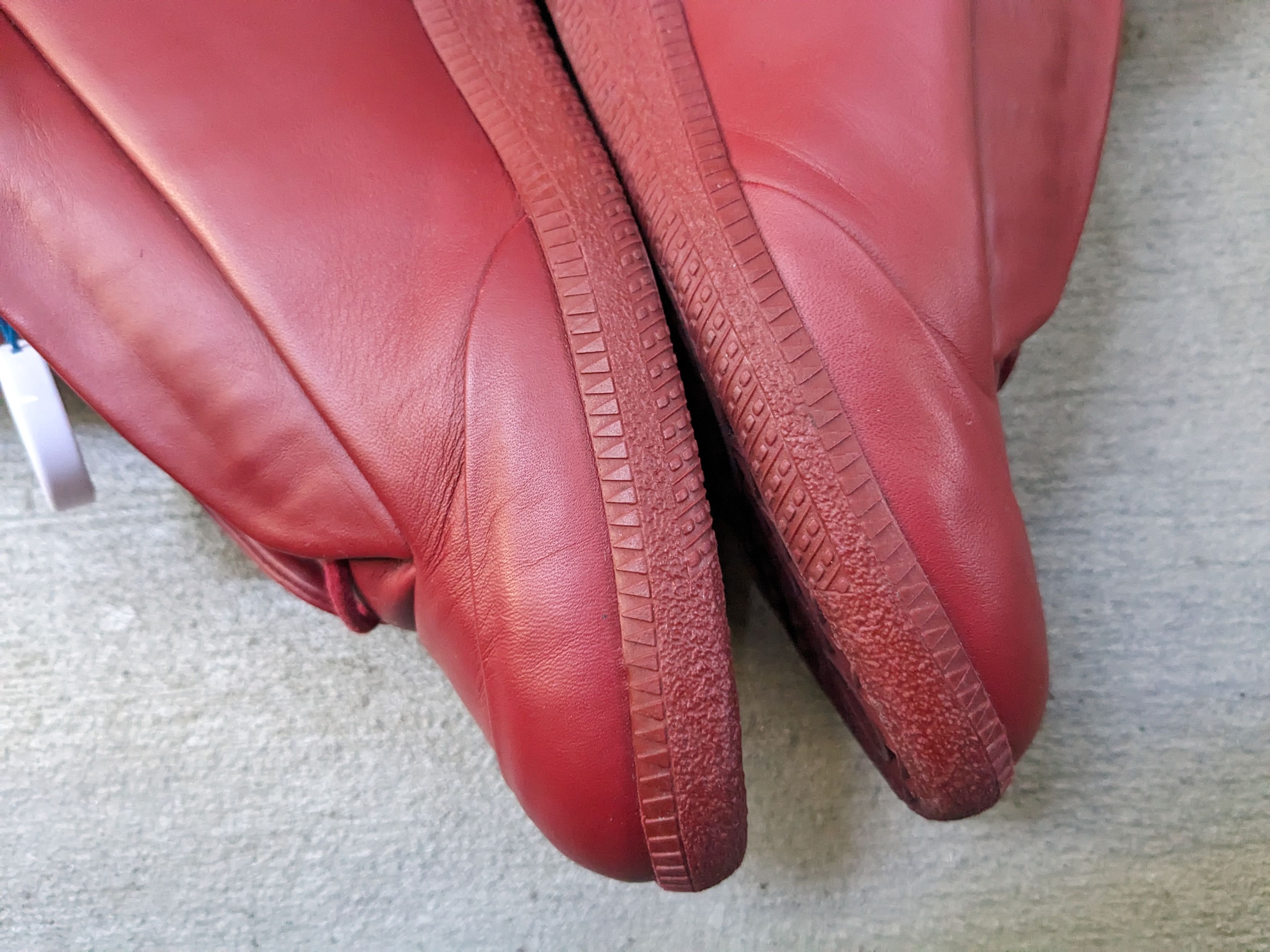 Maison Margiela Maison Margiela Future 9 Red Leather High Tops Size US 9 / EU 42 - 10 Thumbnail