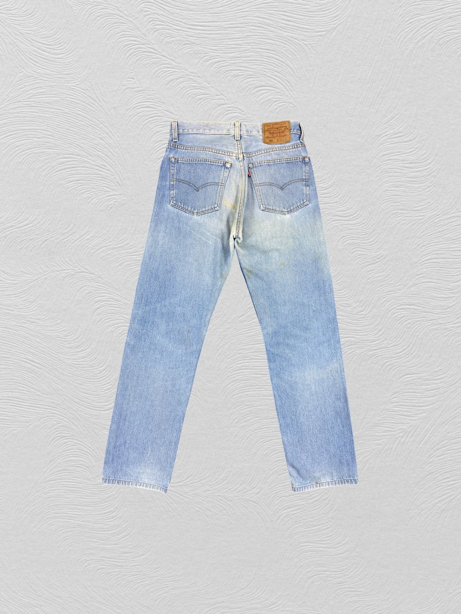 Japanese Brand Blue Wash Vintage Levi's 501 Jeans 30x31 Denim -JN2412 Size US 30 / EU 46 - 2 Thumbnail