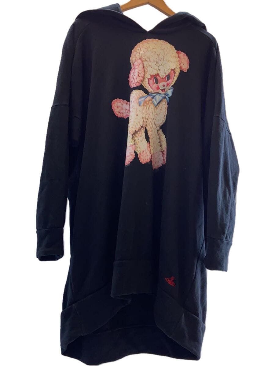 image of Vivienne Westwood Oversized Sheep Hoodie in Black, Men's (Size 2XL)