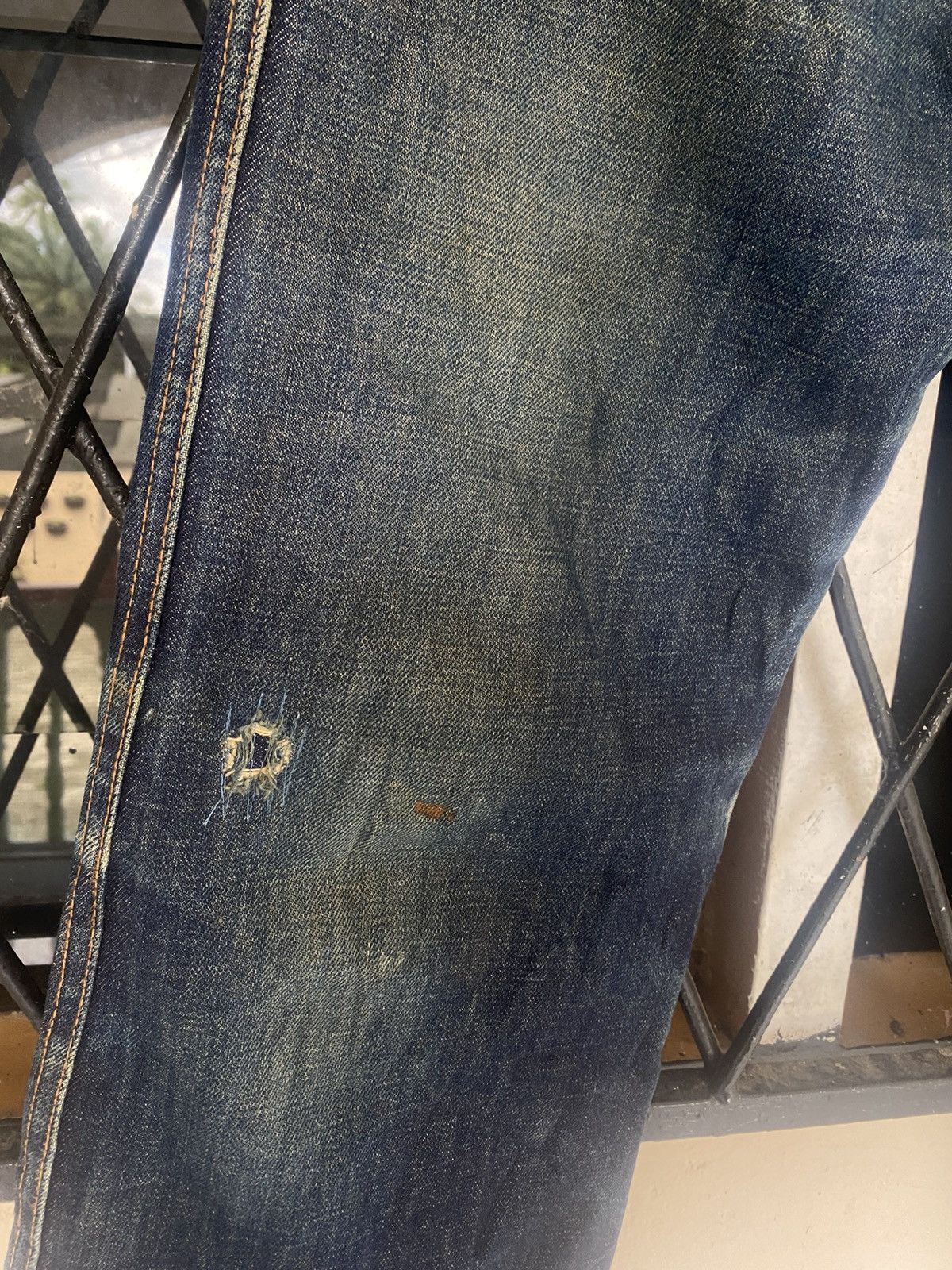 Katharine Hamnett London Katherine Hamnett London Distressed Flare Jeans Size US 31 - 4 Thumbnail