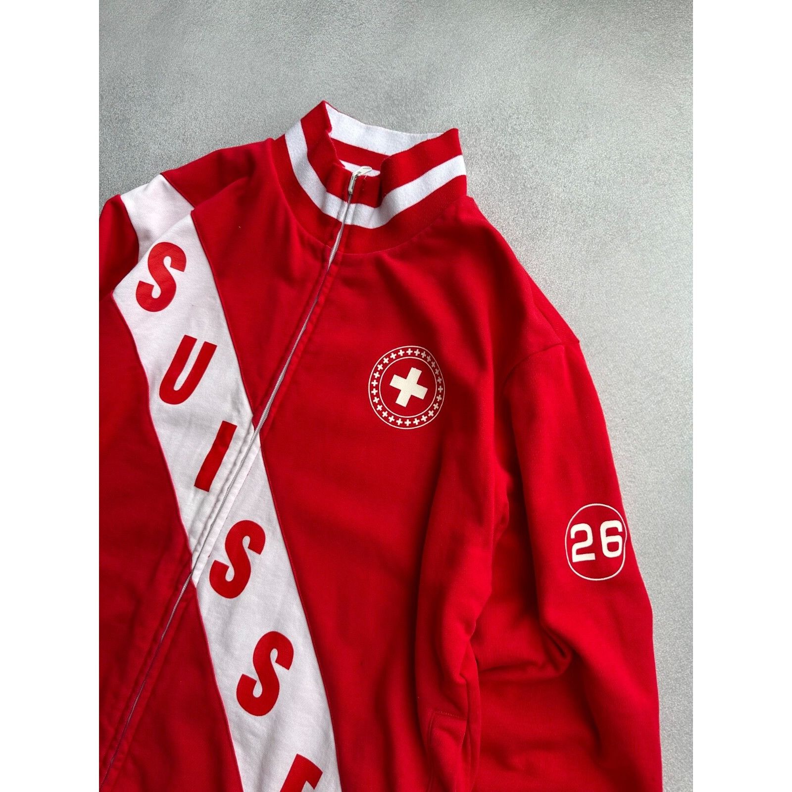 Vintage VTG Roger Federer Switzerland Tennis Reversible Heavy Zip Ol Size US XL / EU 56 / 4 - 7 Thumbnail