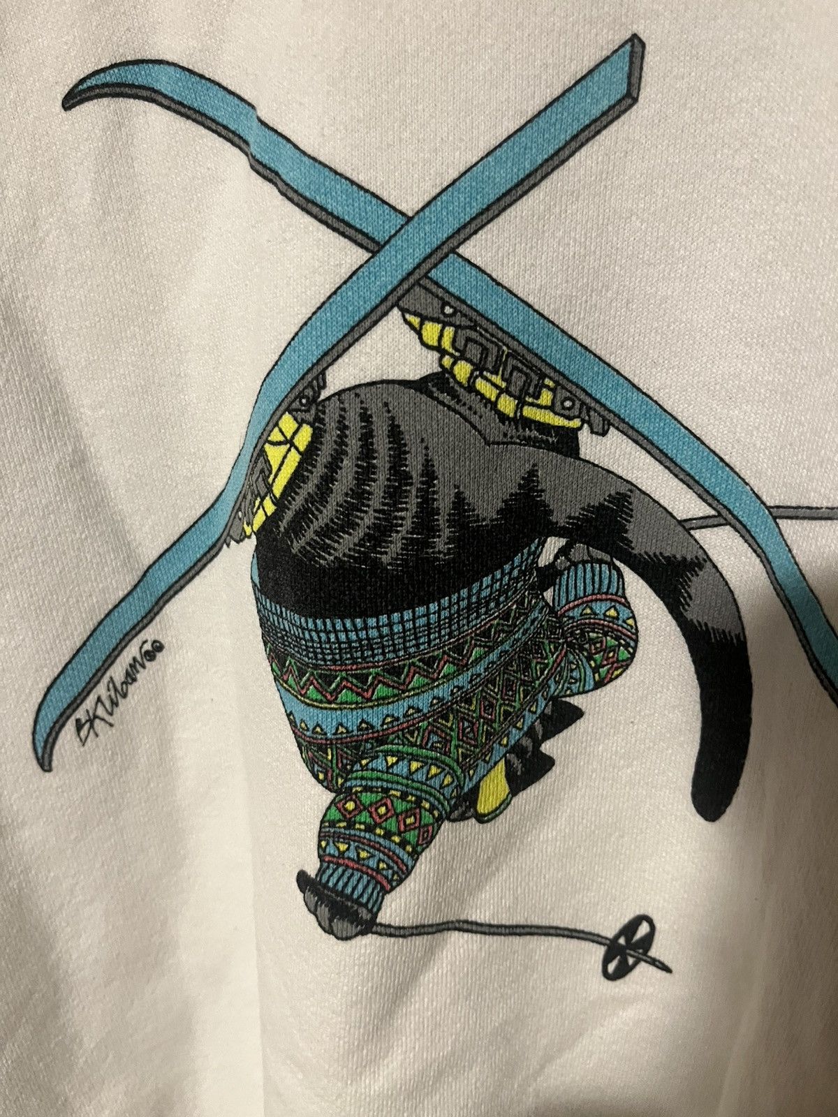 Other Vintage 80’s Crazy Shirts B Kliban skiing Cat sweatshirt Size US M / EU 48-50 / 2 - 11 Thumbnail
