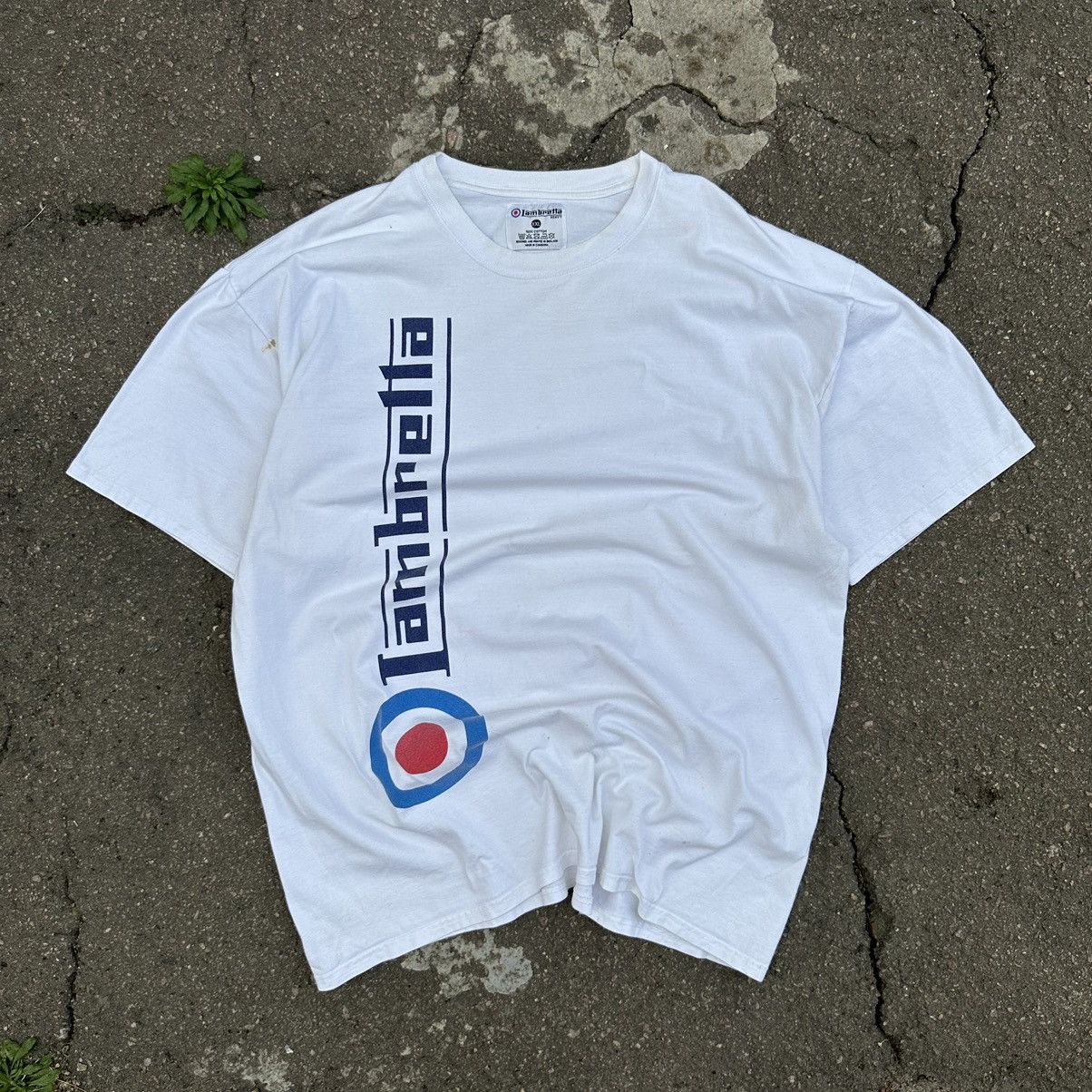 Lambretta × Vintage Vintage T-shirts Lambrella Big Logo Y2K Style USA 00s Size US XXL / EU 58 / 5 - 1 Thumbnail