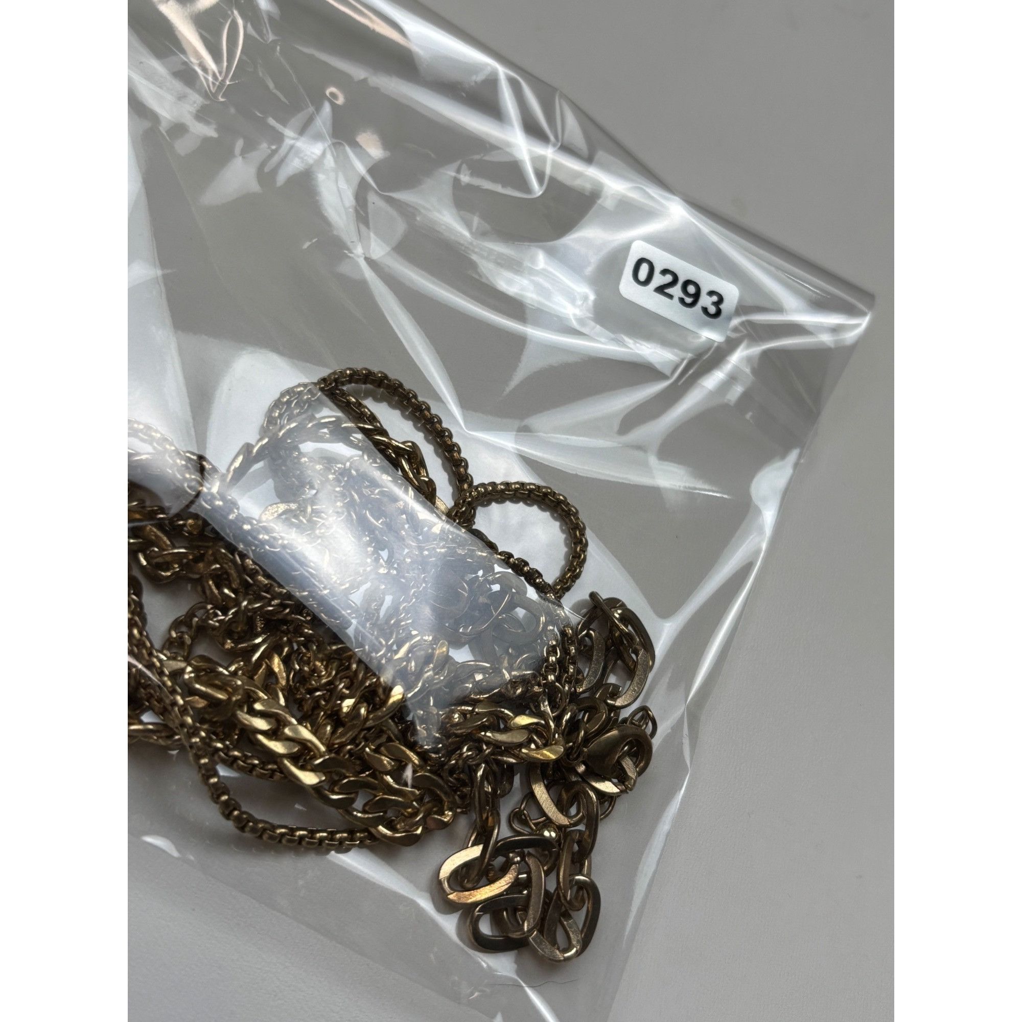 Other Multi-Layer Gold-Tone Chain Link Necklace With Adjustable Cl Size ONE SIZE - 6 Thumbnail