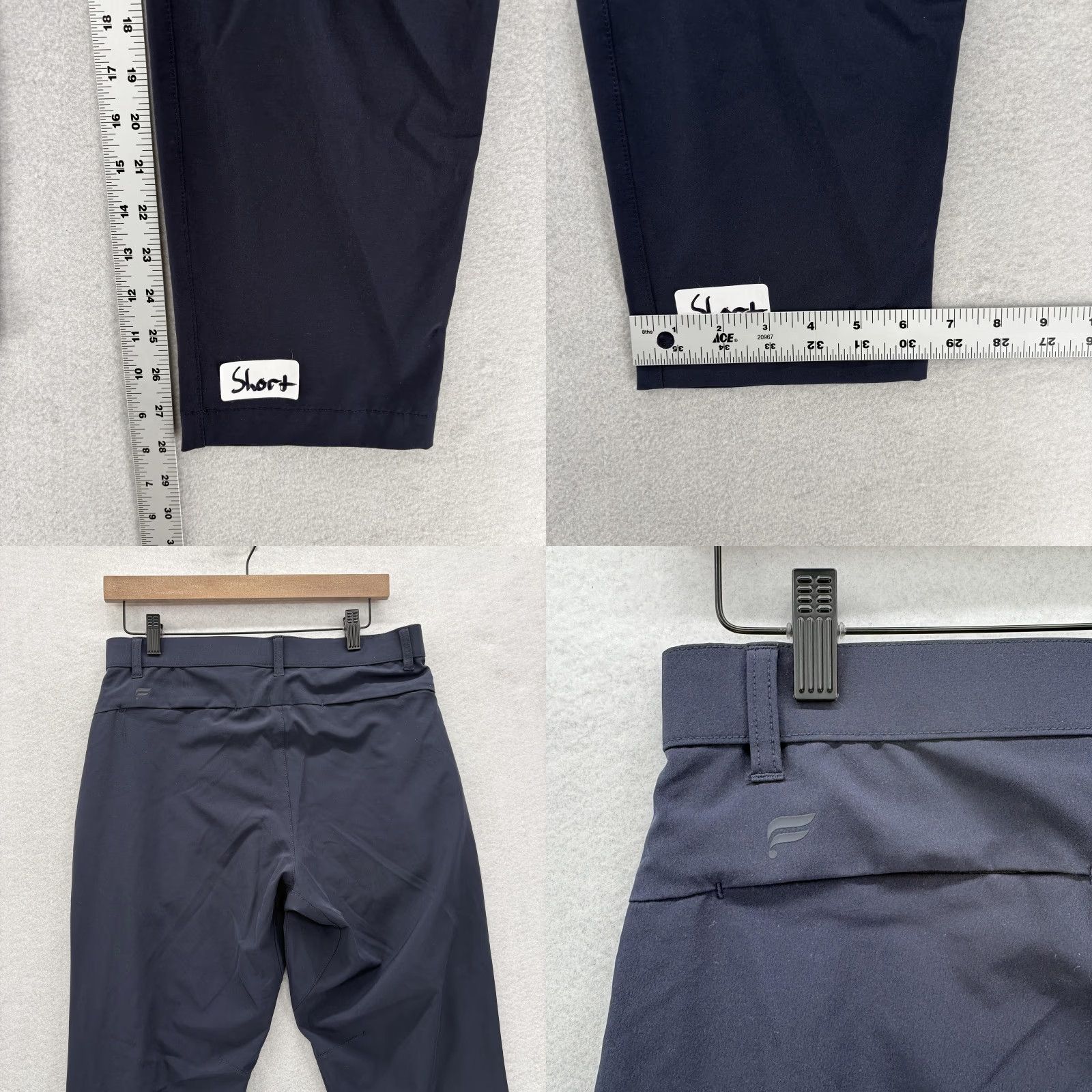 Fabletics Fabletics The Only Pant Mens 29x28 Blue Athletic Golf Chino Stretch Performance Tapered Leg Size US 29 - 8 Thumbnail