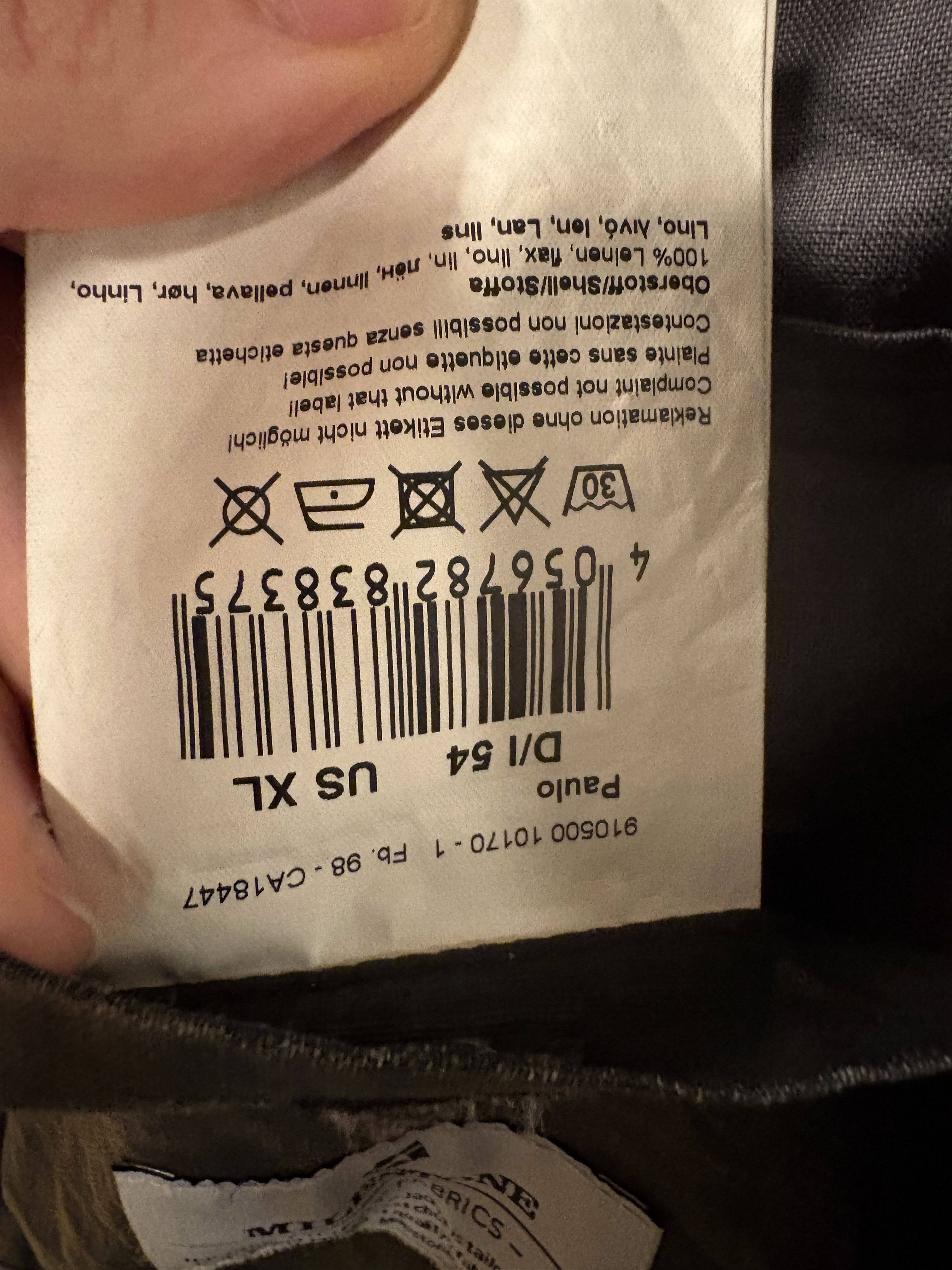 Milestone MILESTONE Luxury Field Jacket 100% Linen Leather Size XL Size US XL / EU 56 / 4 - 3 Thumbnail