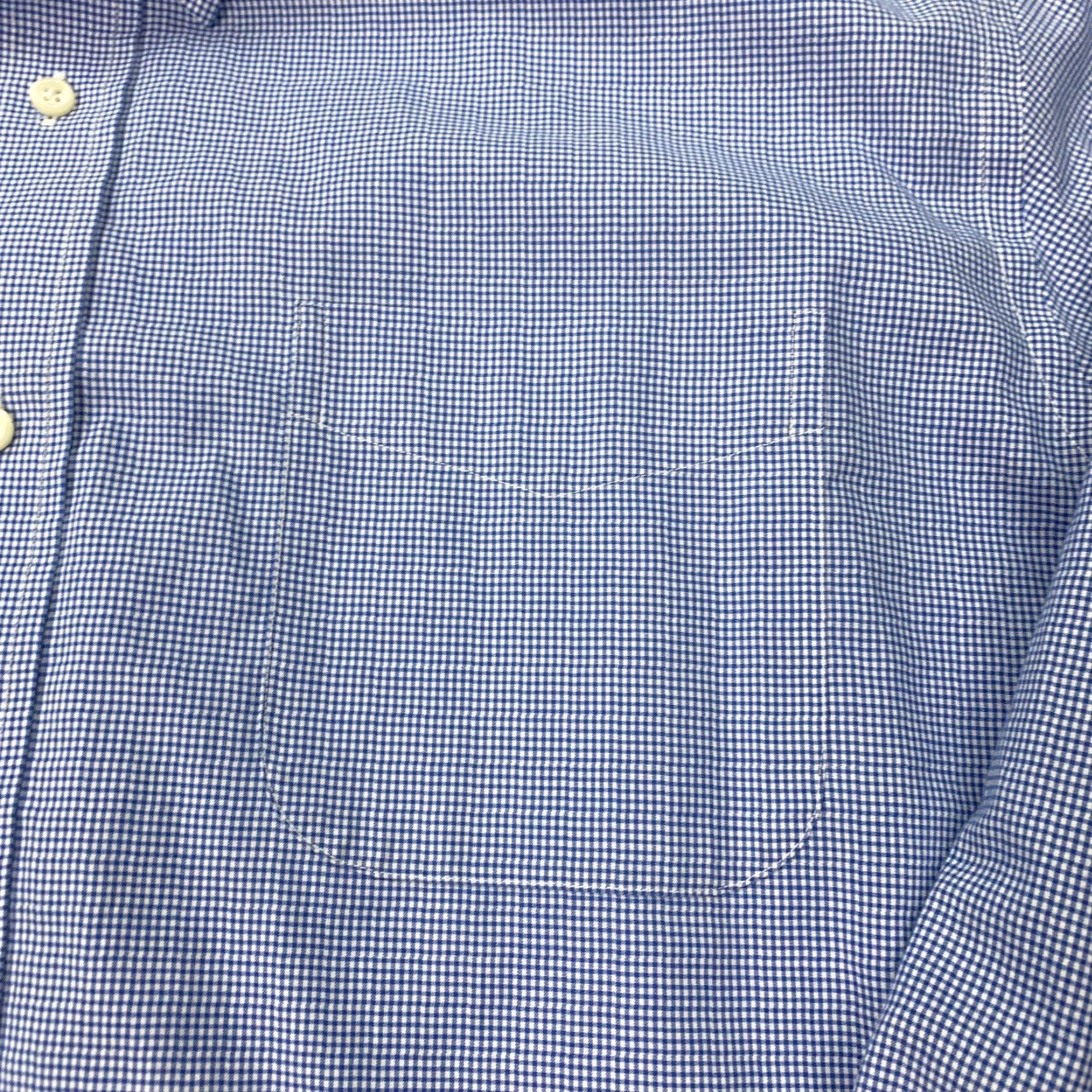 Ralph Lauren Ralph Lauren LRL Black Label Shirt Mens Size 18 Blue Check Gingham Non-Iron Size US XXL / EU 58 / 5 - 2 Thumbnail