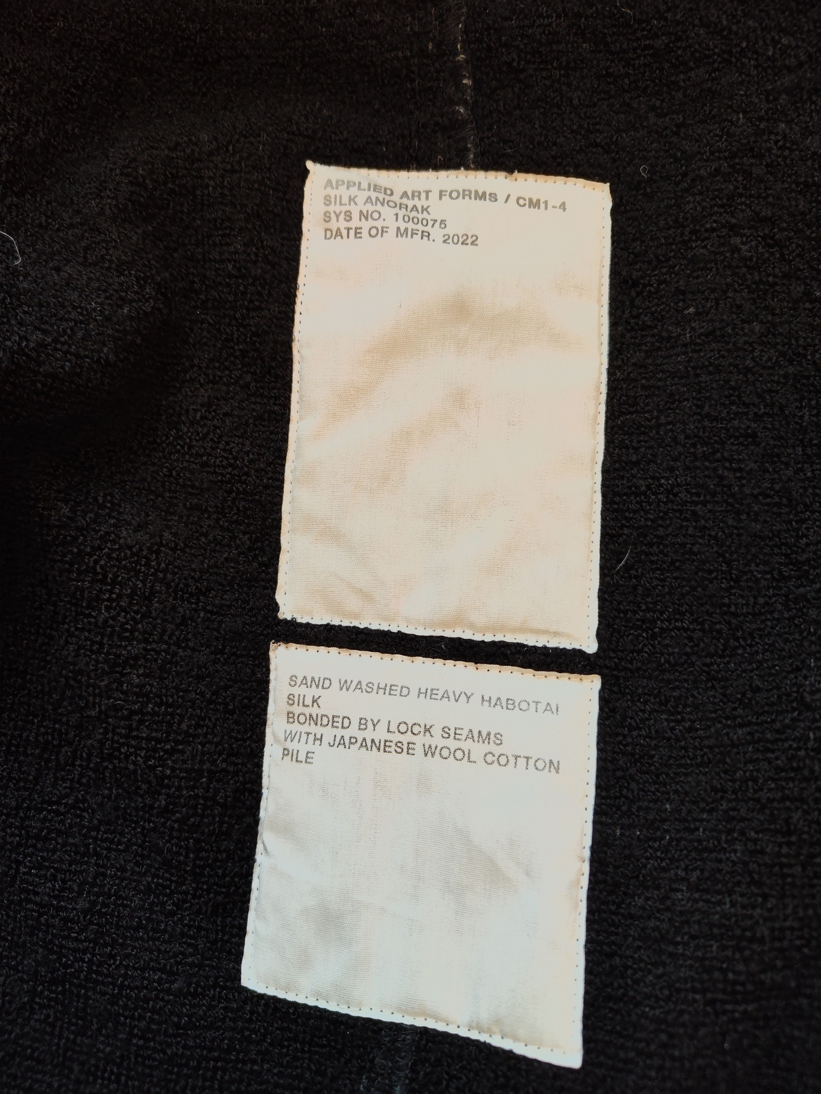 Other APPLIED ART FORMS Silk anorak.Like Jacquemus or Julius Size US L / EU 52-54 / 3 - 11 Thumbnail