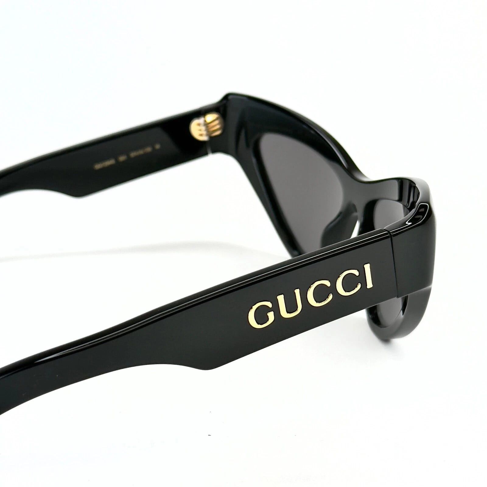Gucci GUCCI GG1294 Black Bold Retro 1294 Fashion Sunglasses 001 Size ONE SIZE - 3 Thumbnail