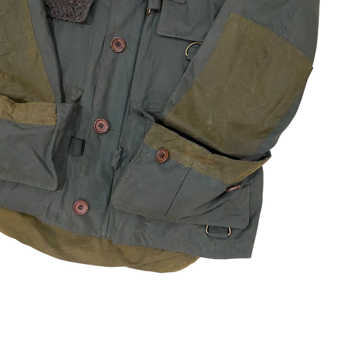 Barbour × TO KI TO 🔥BARBOUR TOKITO “SPEY FISHING’ TACTICAL POCKET WAXED JACKET Size US M / EU 48-50 / 2 - 10 Thumbnail