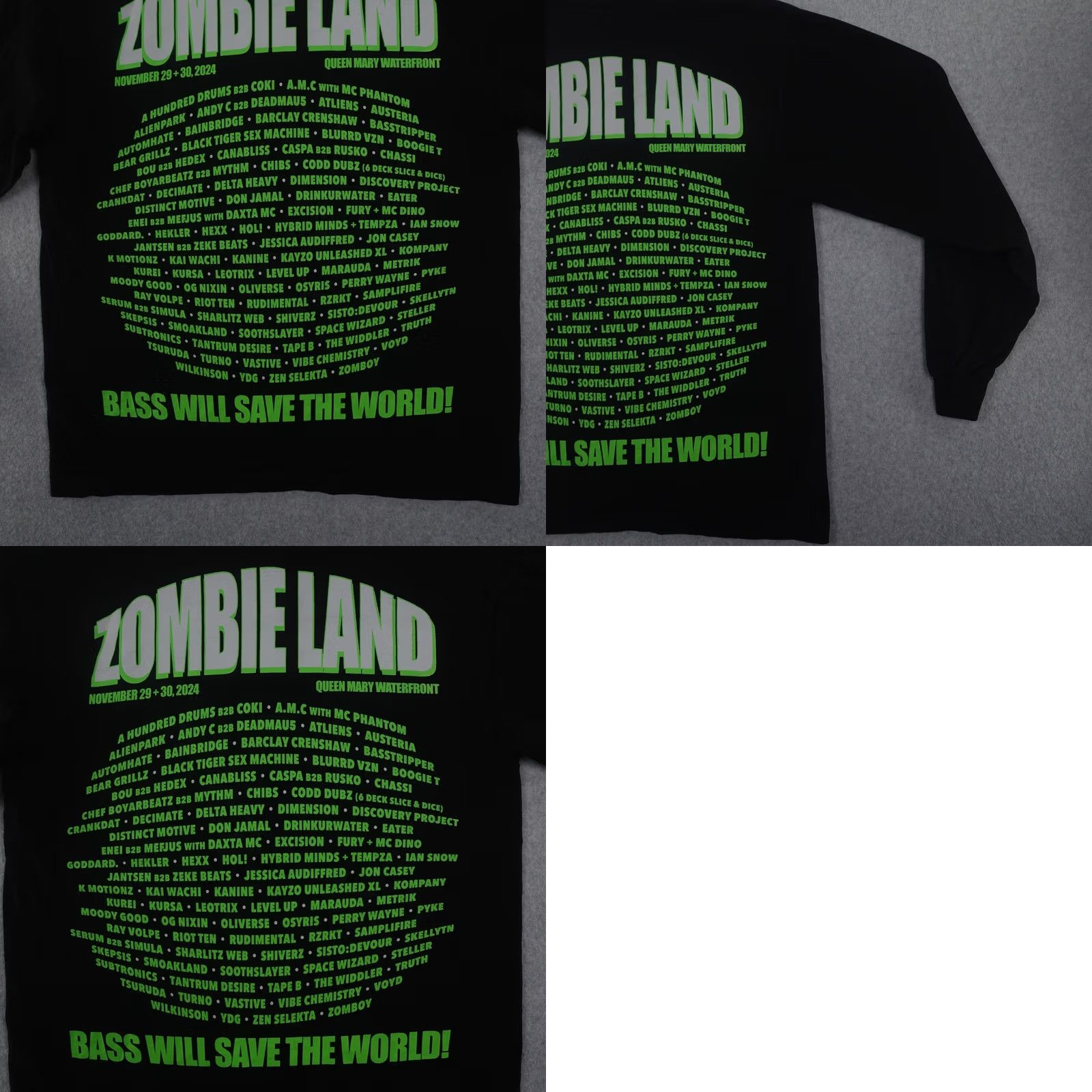 Vintage Insomniac Zombieland Apocalypse Long Sleeve Shirt Large L Black Mens Graphic Print 2024 Old School Horror Size US L / EU 52-54 / 3 - 9 Thumbnail