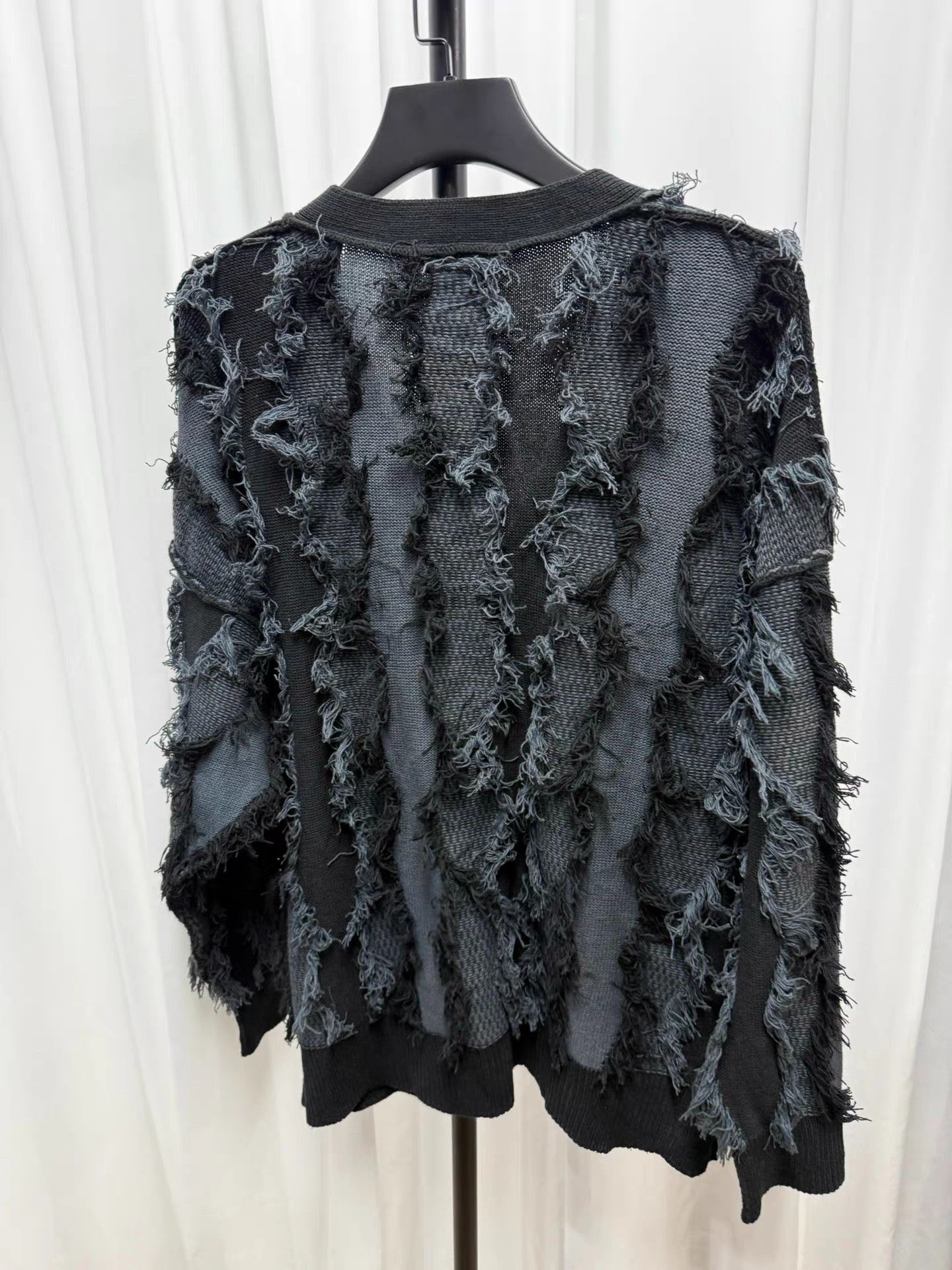 Issey Miyake Issey miyake men 80s Fuzzy Stripe Cardigan K20 Size US S / EU 44-46 / 1 - 7 Thumbnail