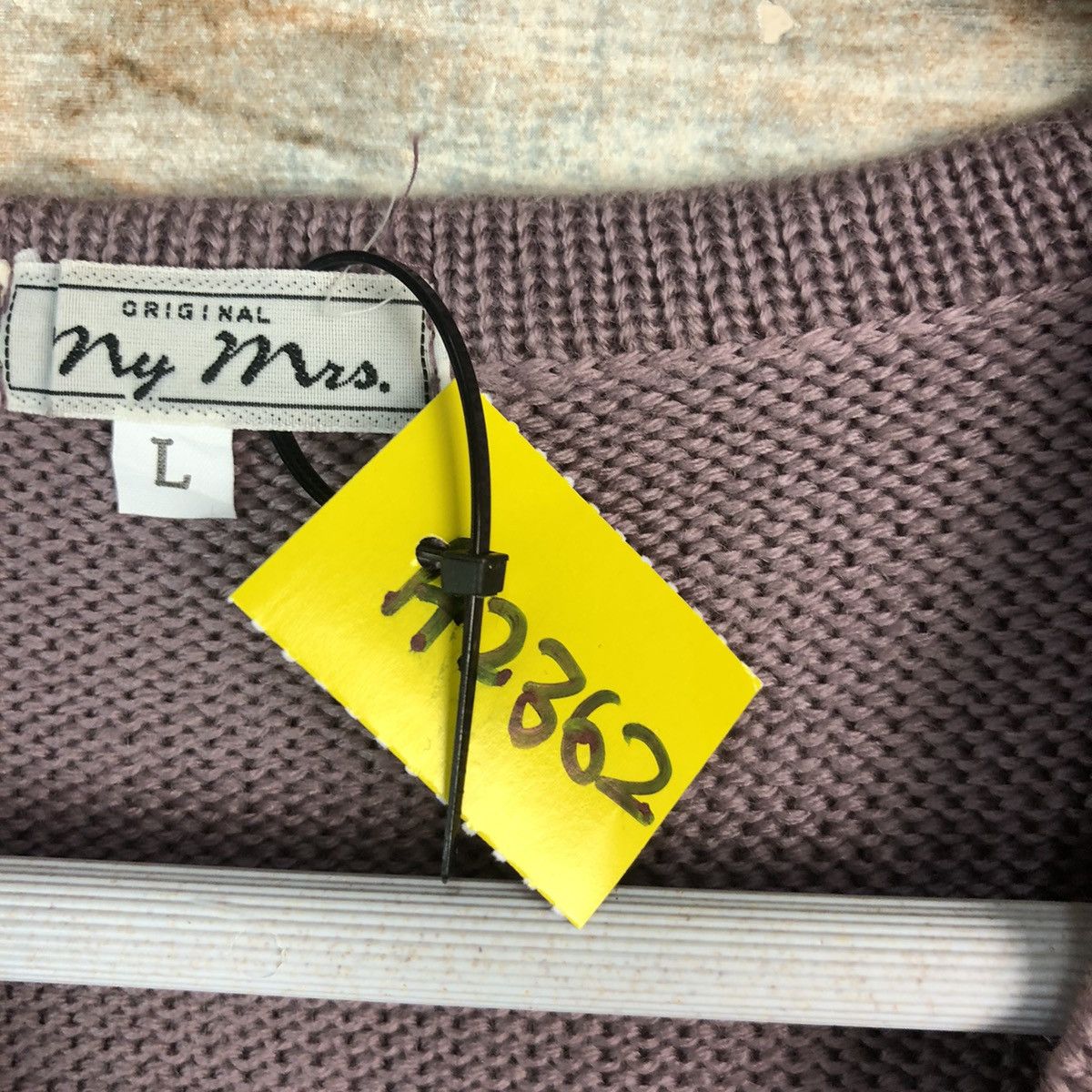 Japanese Brand × Vintage My Mrs Pink Vest Knitwear #A2362 Size L / US 10 / IT 46 - 10 Thumbnail