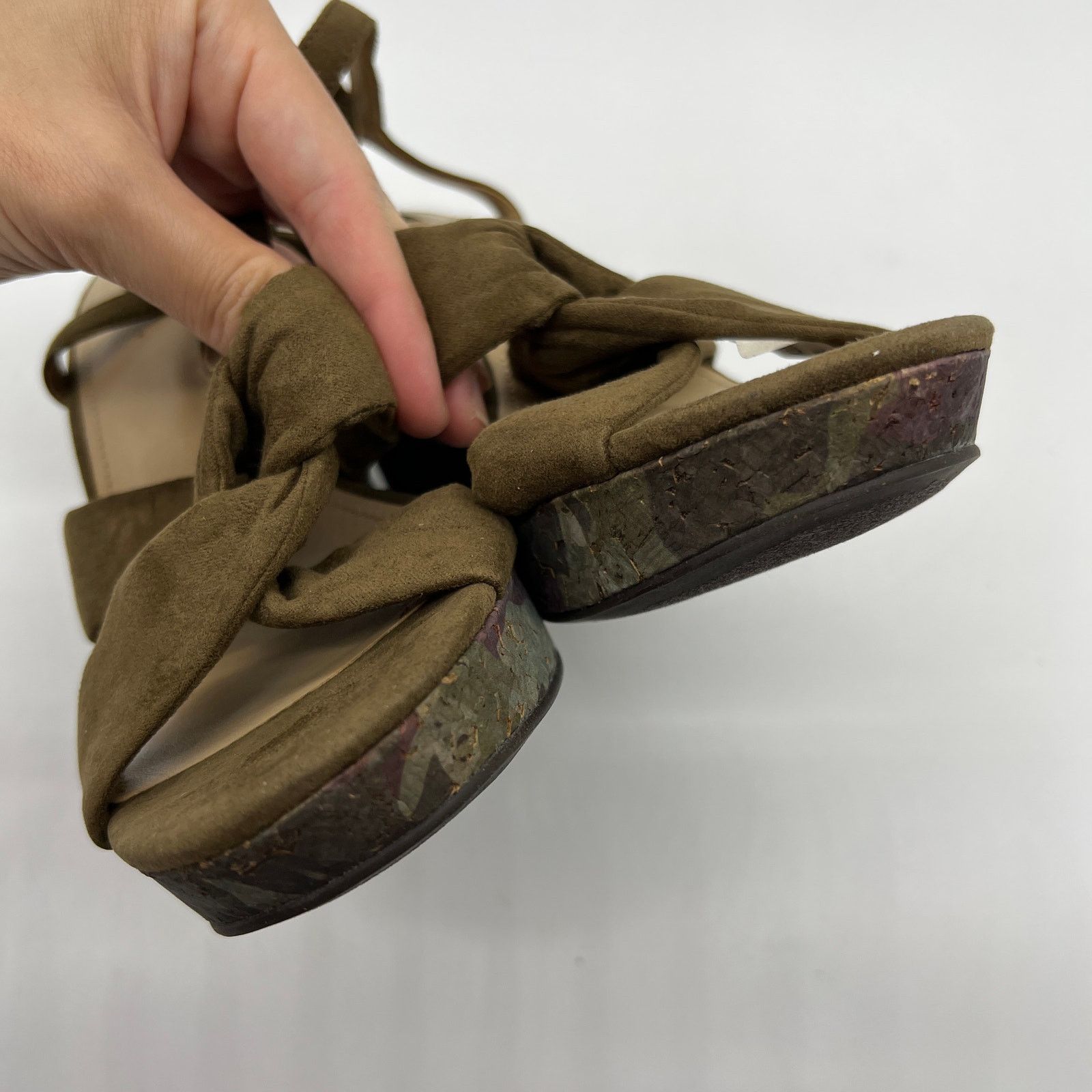 Other G.I.L.I. Women Shoes Size 7 M Knotted Front Wedge Size US 7 / IT 37 - 9 Thumbnail