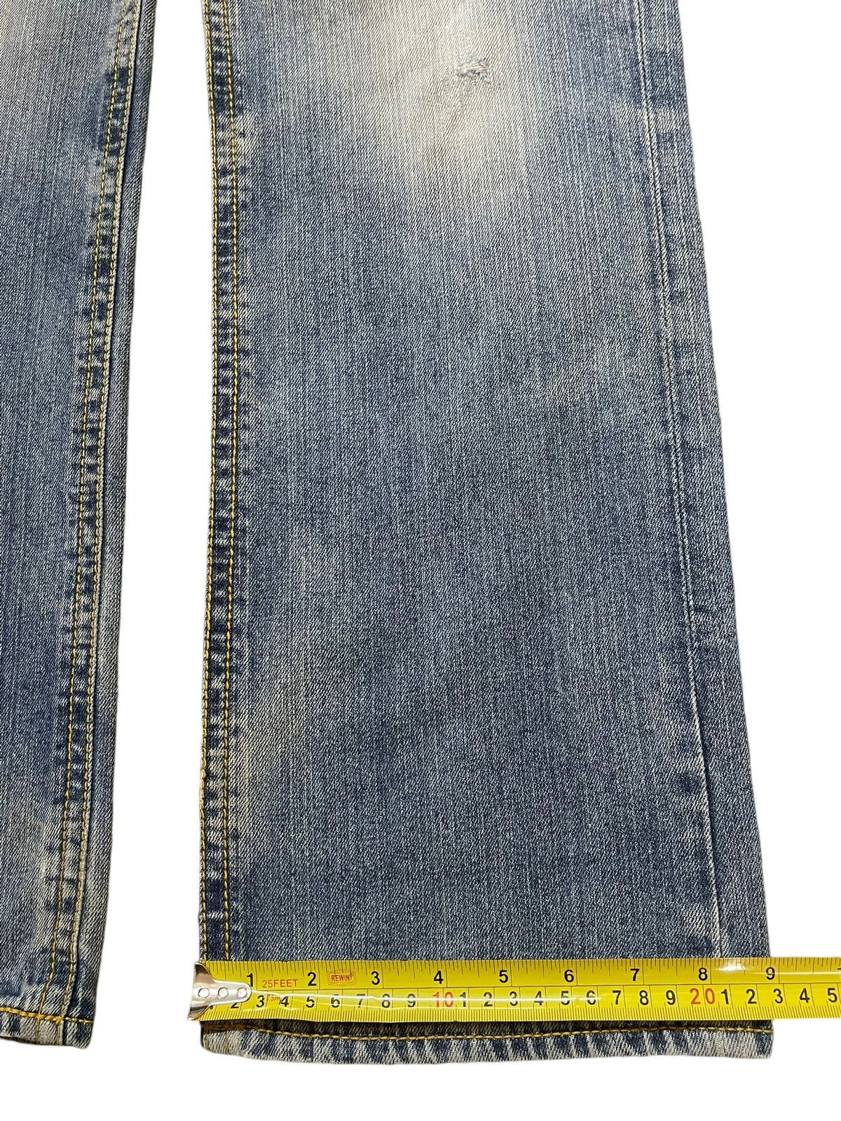 14th Addiction Vintage Japanese Seditionaries Skull Embroidered Baggy Jeans Size US 30 / EU 46 - 16 Thumbnail