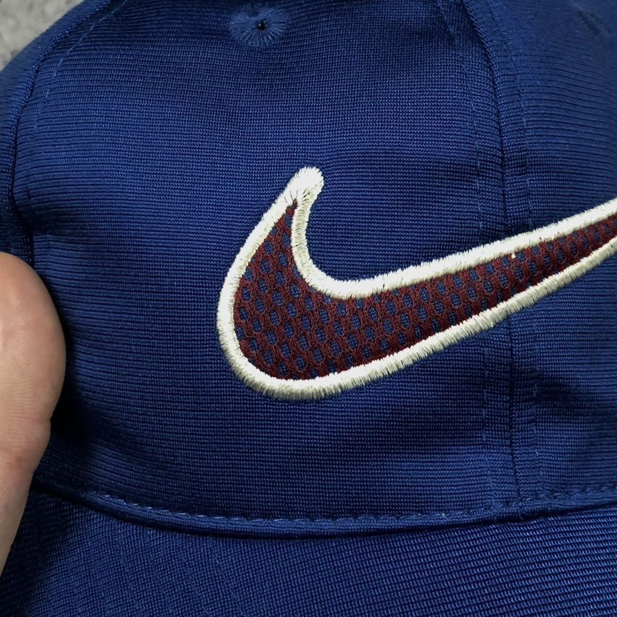 Nike Rare 90s Nike Nylon Vintage Cap Size ONE SIZE - 4 Thumbnail