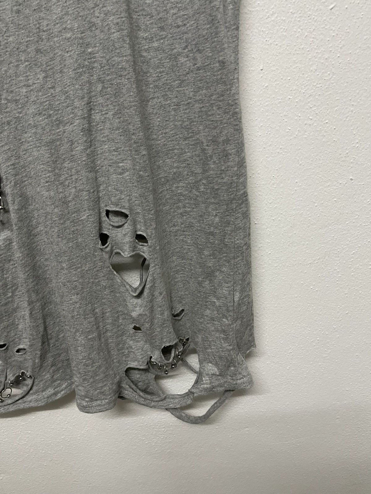 Japanese Brand × Seditionaries 2000s GLAD NEWS DISTRESSED DESIGN RARE Size M / US 6-8 / IT 42-44 - 8 Thumbnail