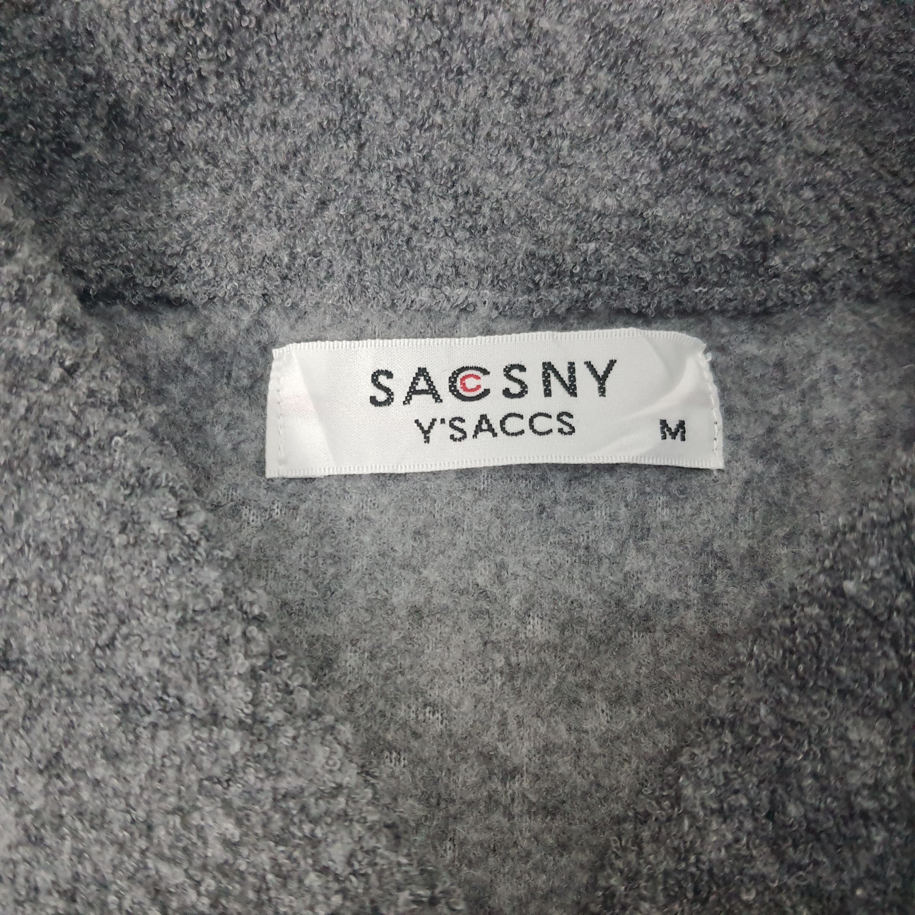 Japanese Brand × Vintage × Yohji Yamamoto Vintage SACSNY Y'SACCS by Yohji Yamamoto Button Up Sweaters Size US M / EU 48-50 / 2 - 6 Thumbnail