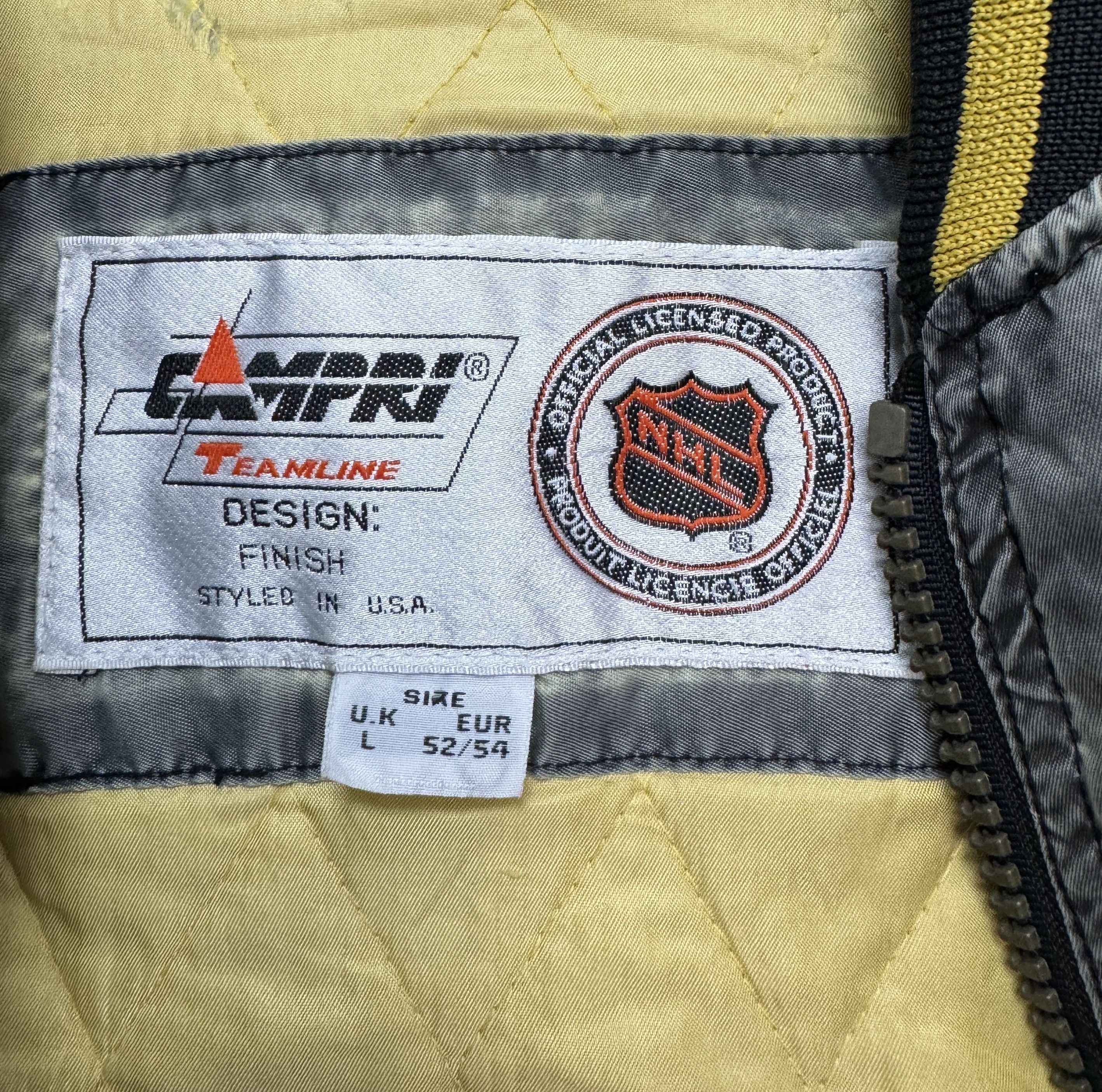 NFL Campri NHL Pittsburgh Penguins Bomber Jacket Big Logo Size L Size US L / EU 52-54 / 3 - 8 Thumbnail