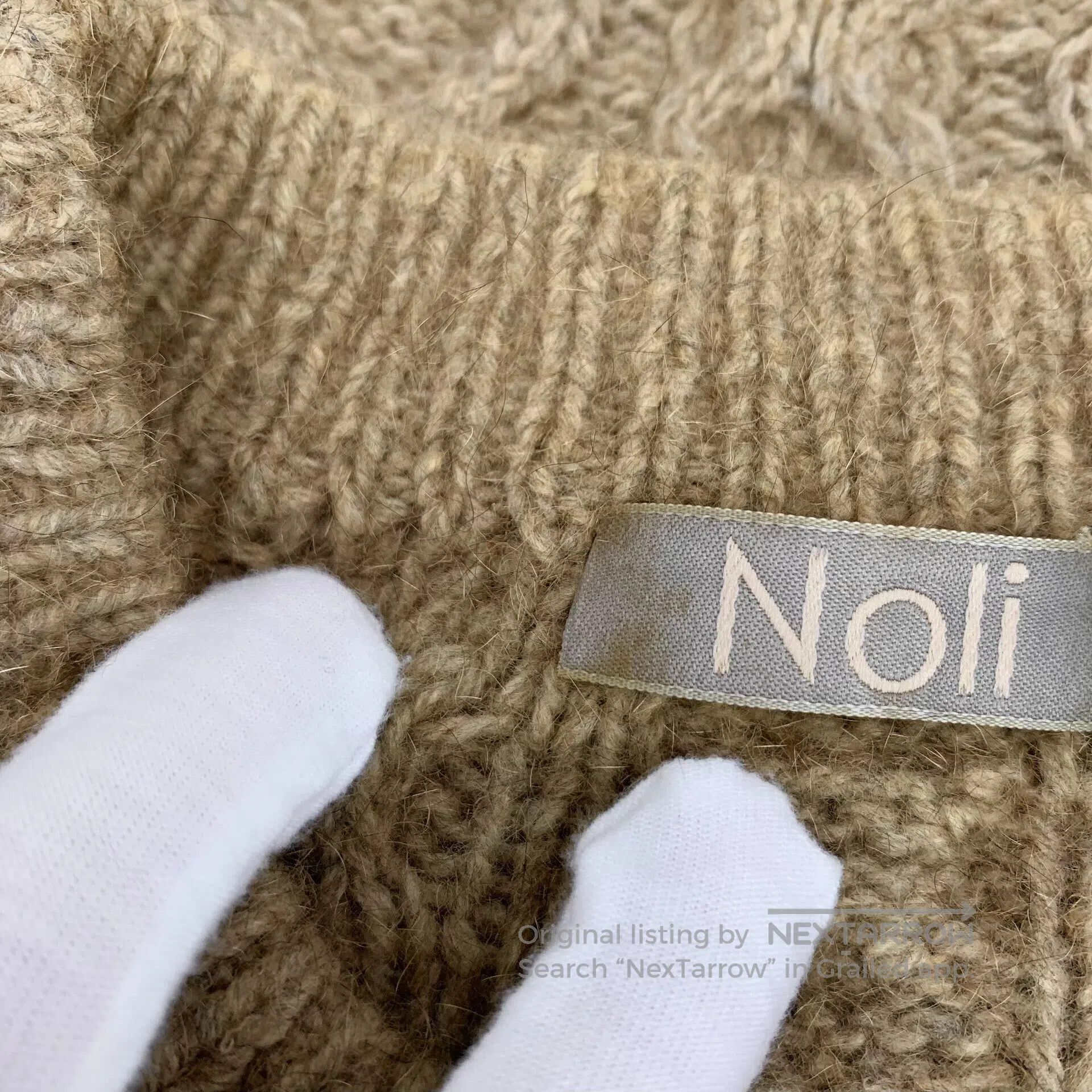 M+Rc Noir Noli Brown Knit Round Neck Long-Sleeve Sweater| Size US S / EU 44-46 / 1 - 6 Thumbnail