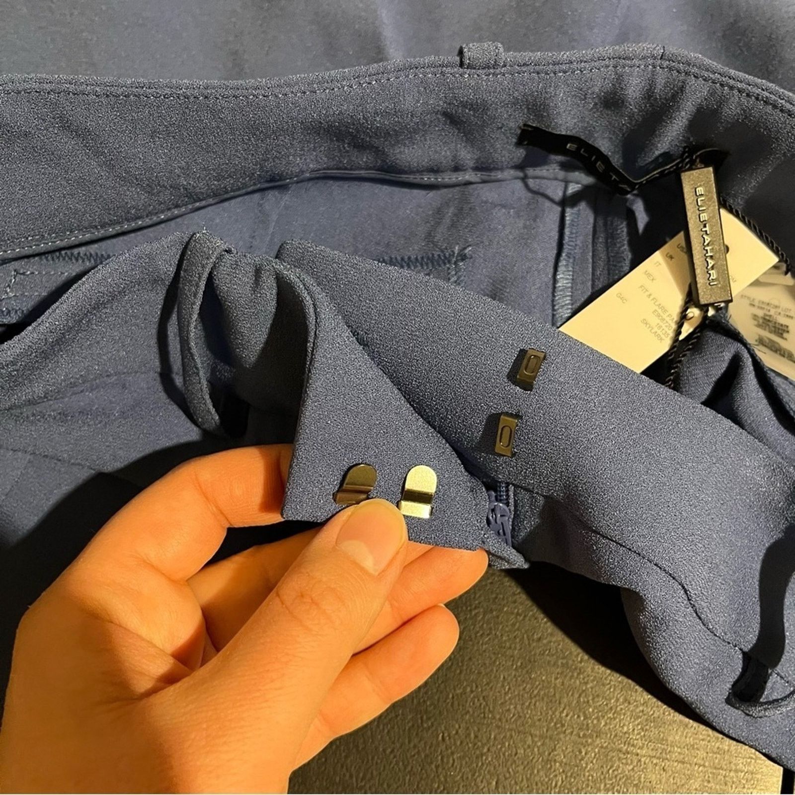 Elie Tahari Elie Tahari Fit And Flare Pants Skylark Blue NWT Size 10 Size 32" / US 10 / IT 46 - 8 Thumbnail