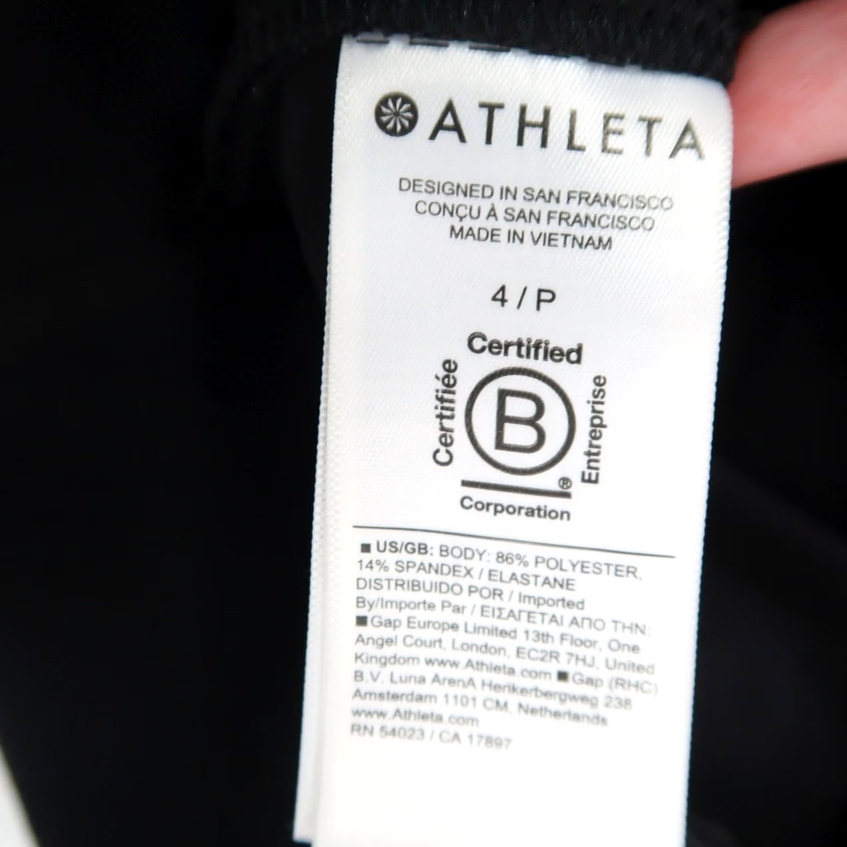 Athleta Athleta Black Pull-On Cargo Pants 4 Women Jogger Pants Regular Size 4 Black Activewear Women Size 27" / US 4 / IT 40 - 5 Thumbnail
