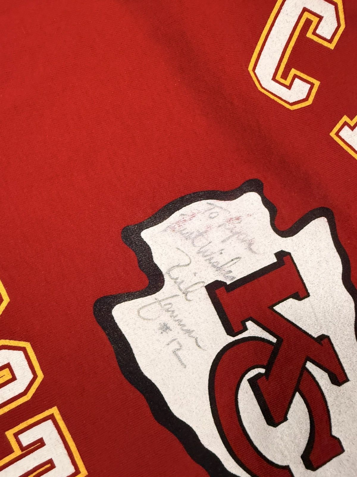 Reebok Vintage Kansas City Chiefs Signed Reebok Tee Size US M / EU 48-50 / 2 - 3 Thumbnail