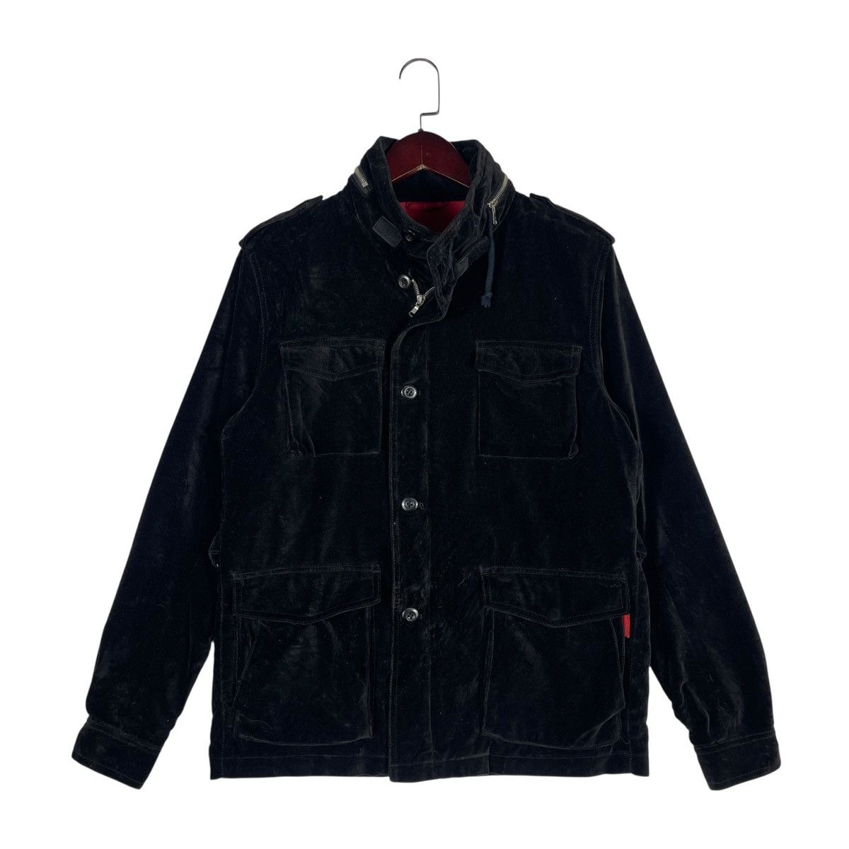291295=Homme Archival 291295=HOMME Velvet Utility Jacket Size US M / EU 48-50 / 2 - 1 Thumbnail
