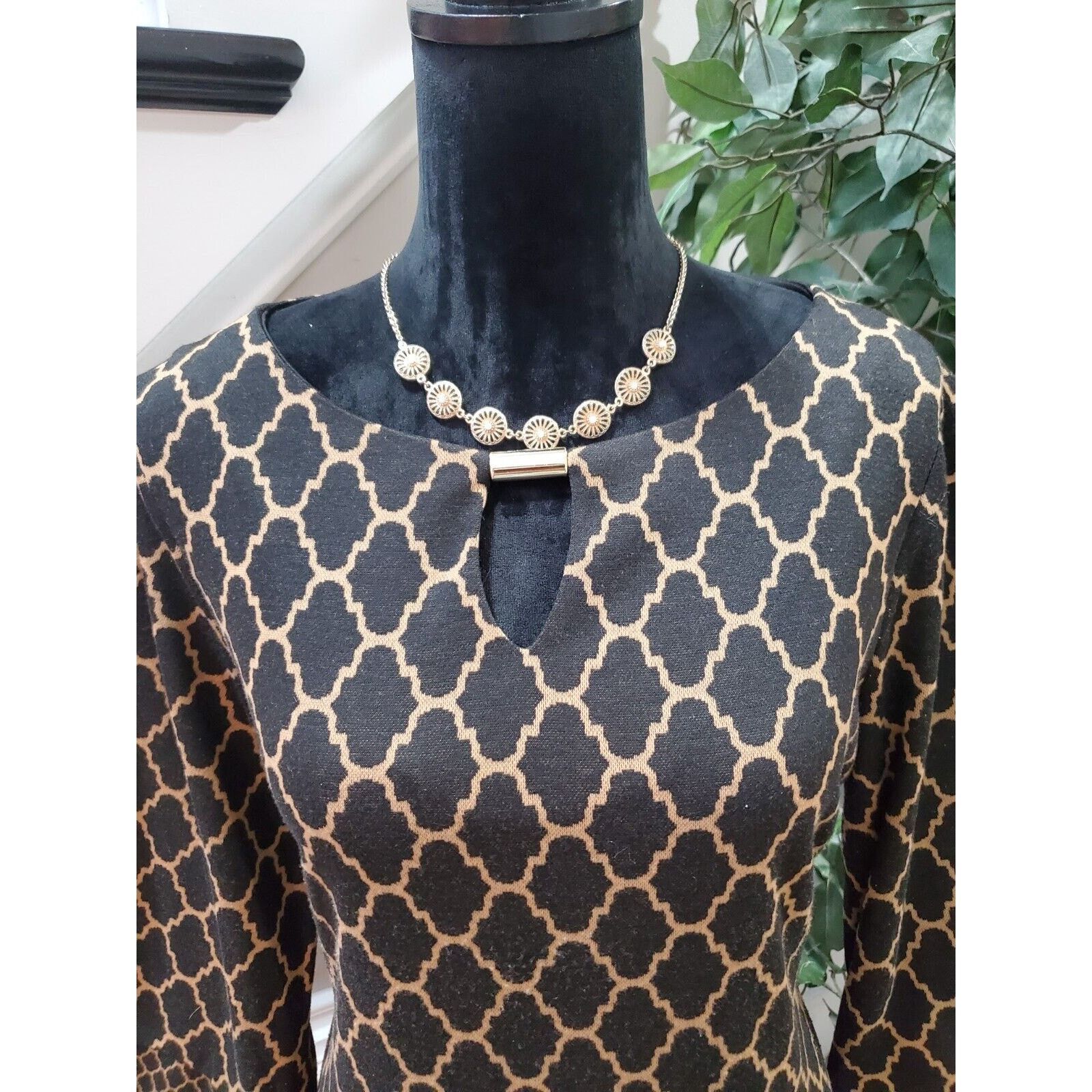 Other Ronni Nicole Polyester Long Sleeve Knee Length Dress 12 Size XL / US 12-14 / IT 48-50 - 2 Thumbnail