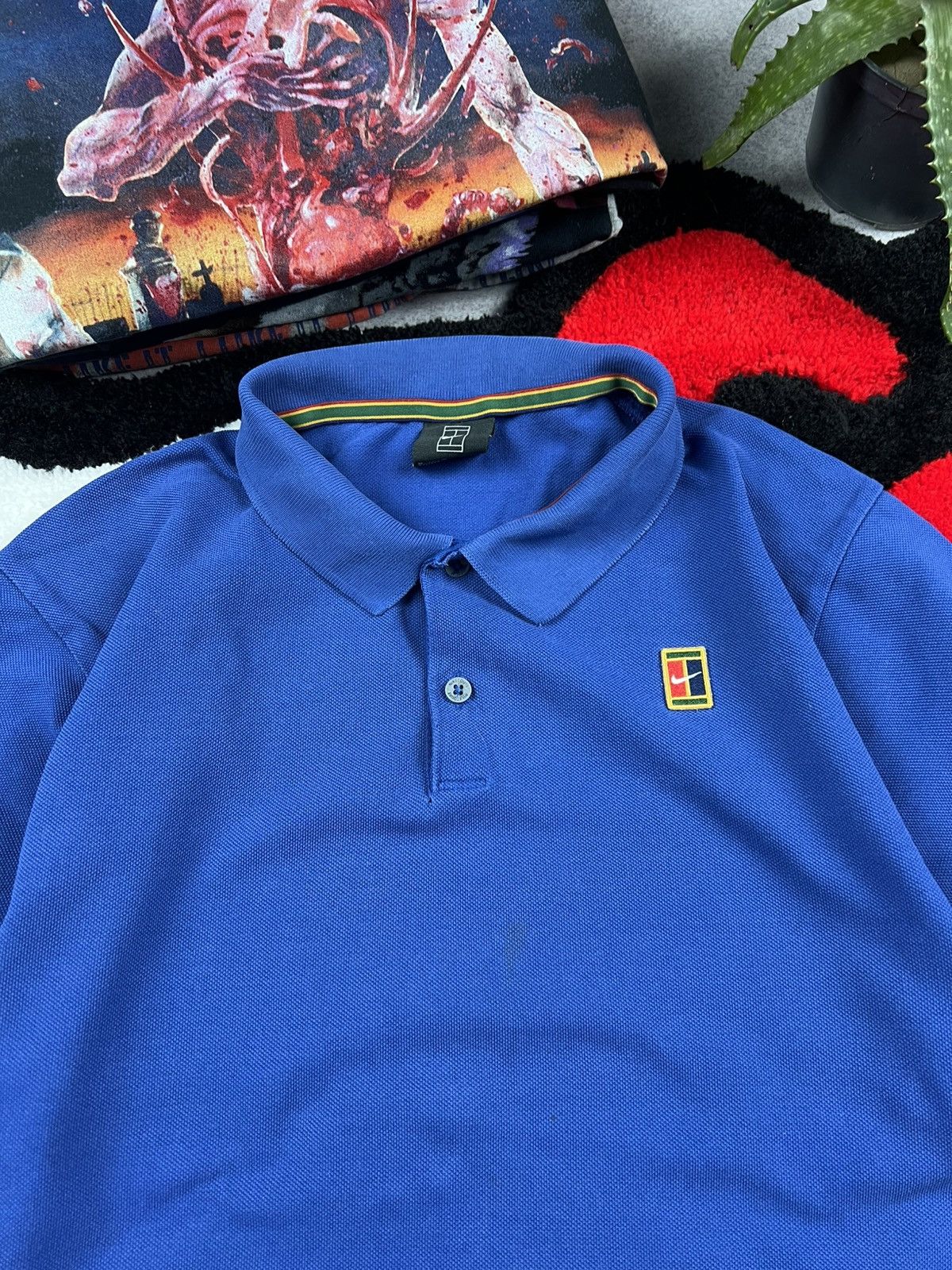 Vintage Vintage 90s Nike Tennis Challenge Court Polo Shirt Size US M / EU 48-50 / 2 - 4 Thumbnail