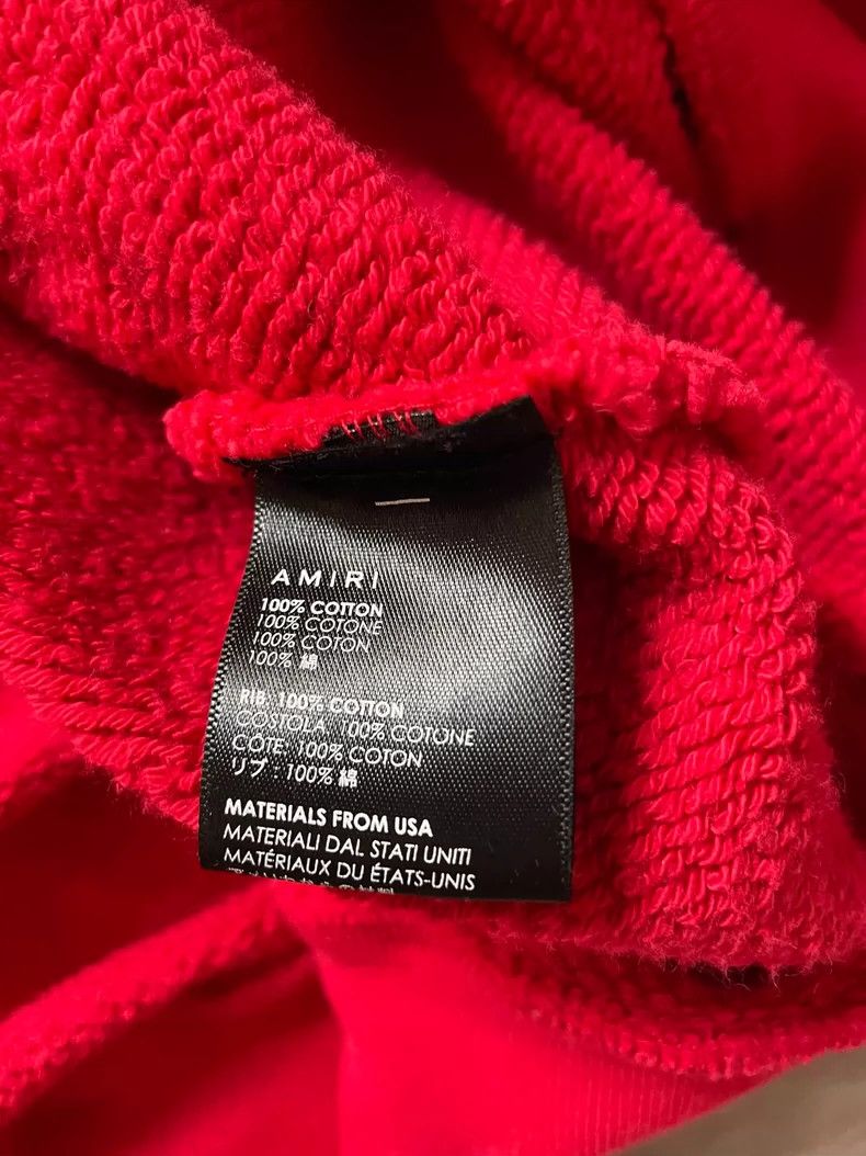 Amiri Amiri Kidora damage hoodie red 2501-Nextarrow Size US M / EU 48-50 / 2 - 5 Thumbnail