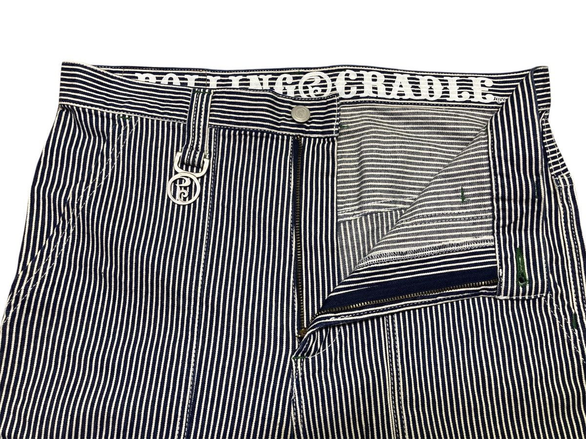 Japanese Brand Rolling Cradle Hickory Skinny Pants Size US 33 - 6 Thumbnail