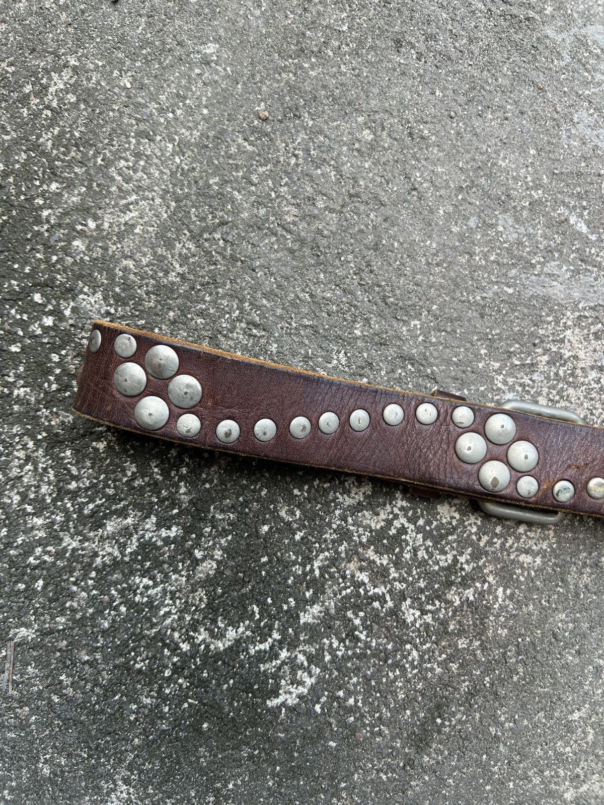 Vintage Vintage studded leather belt (Kapital Style) Size ONE SIZE - 7 Thumbnail